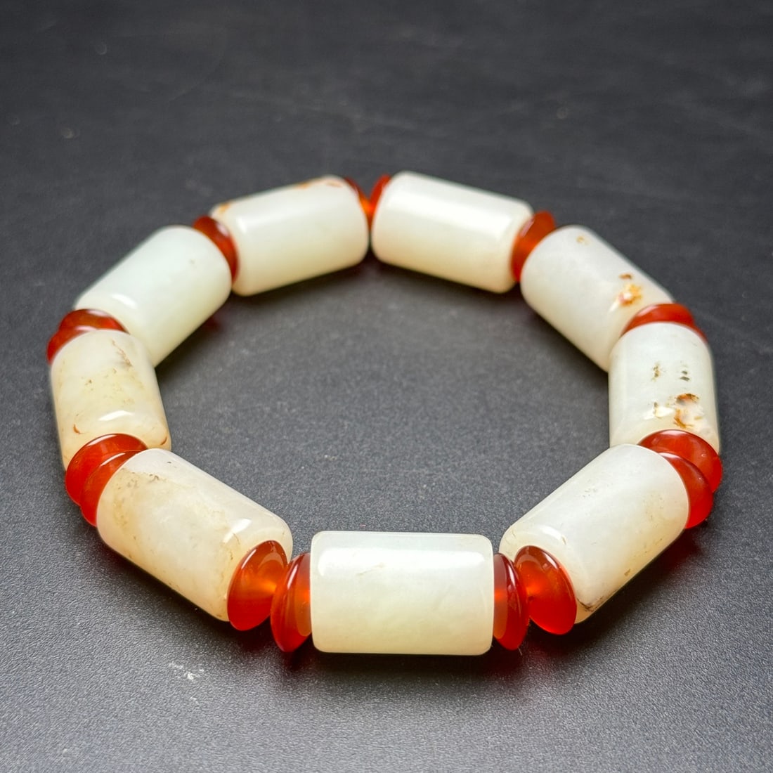 An Exquisite White Jade Bracelets - 6