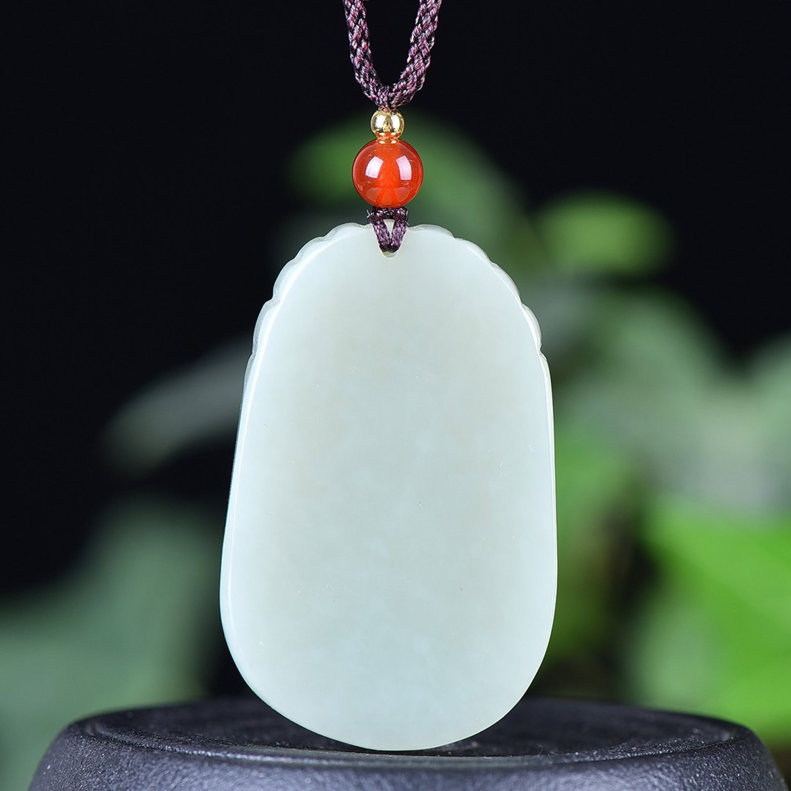 An Exquisite White Jade Auspicious Beast Pattern Pendant - 5