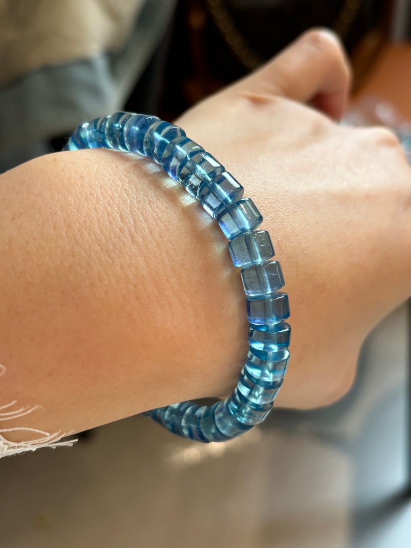 An Exquisite Aquamarine Bracelets - 5