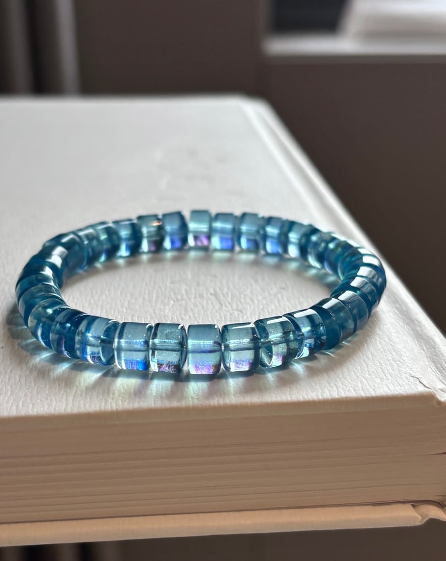 An Exquisite Aquamarine Bracelets - 6