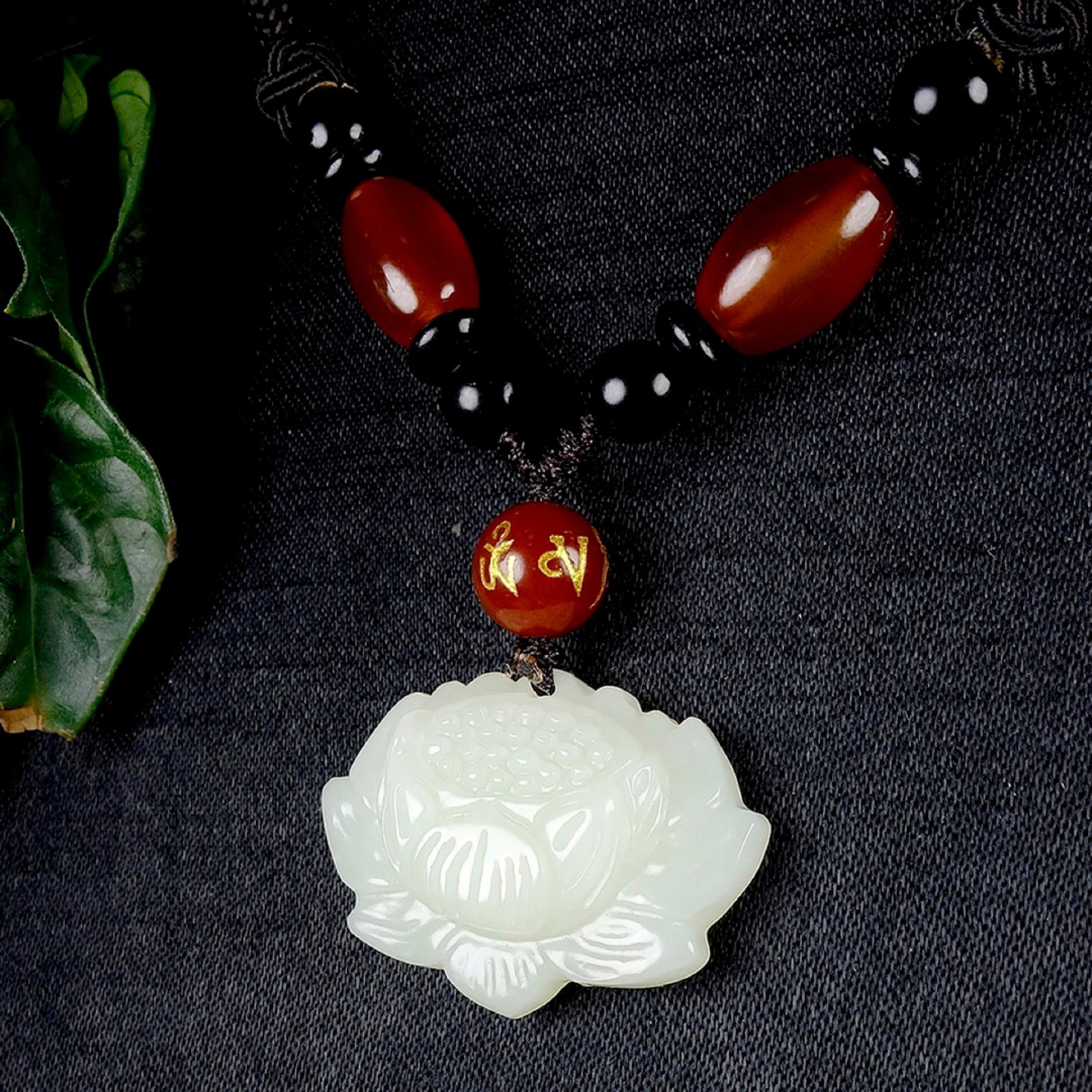 An Exquisite White Jade Lotus Pendant - 5