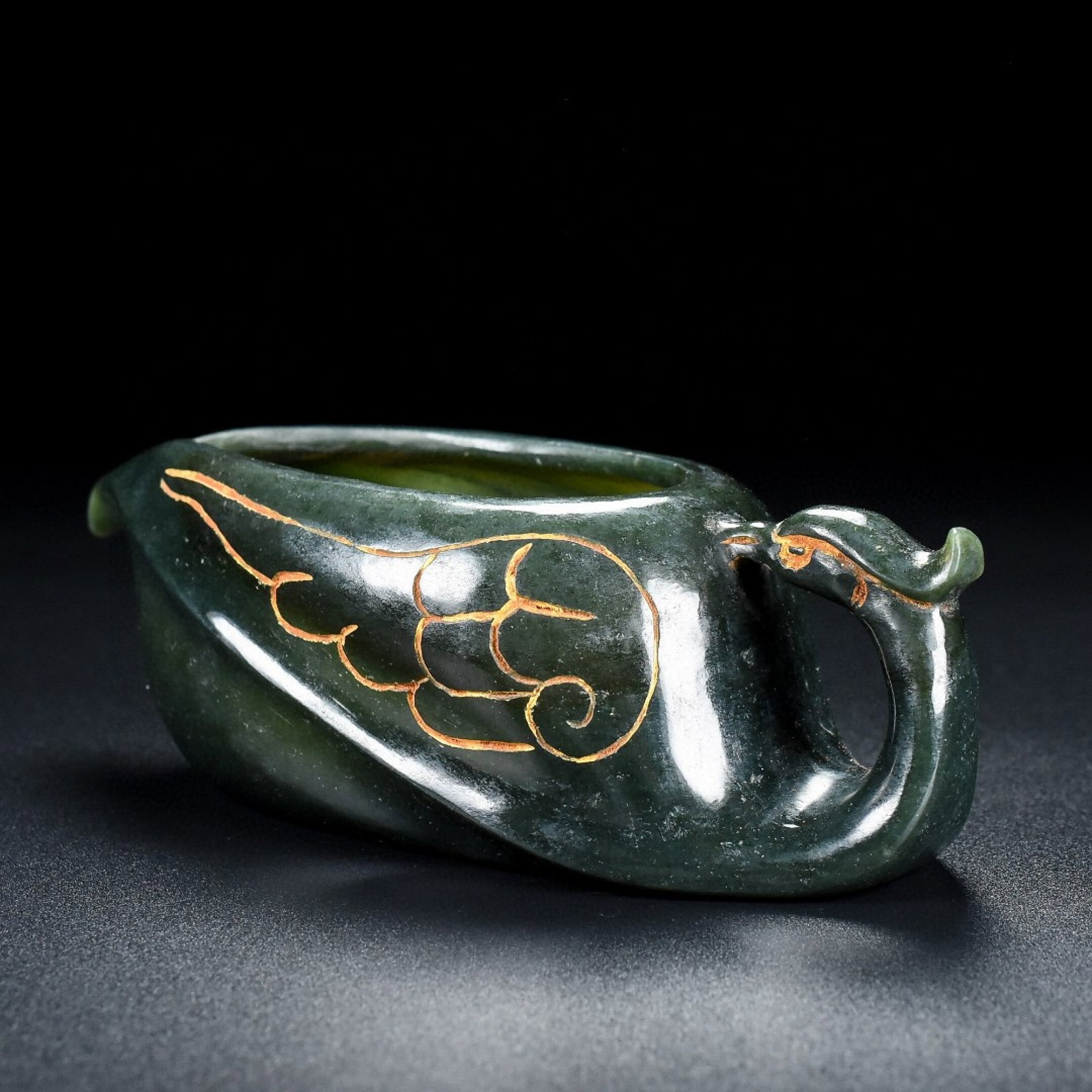 An Exquisite Jasper Phoenix Goblet - 3