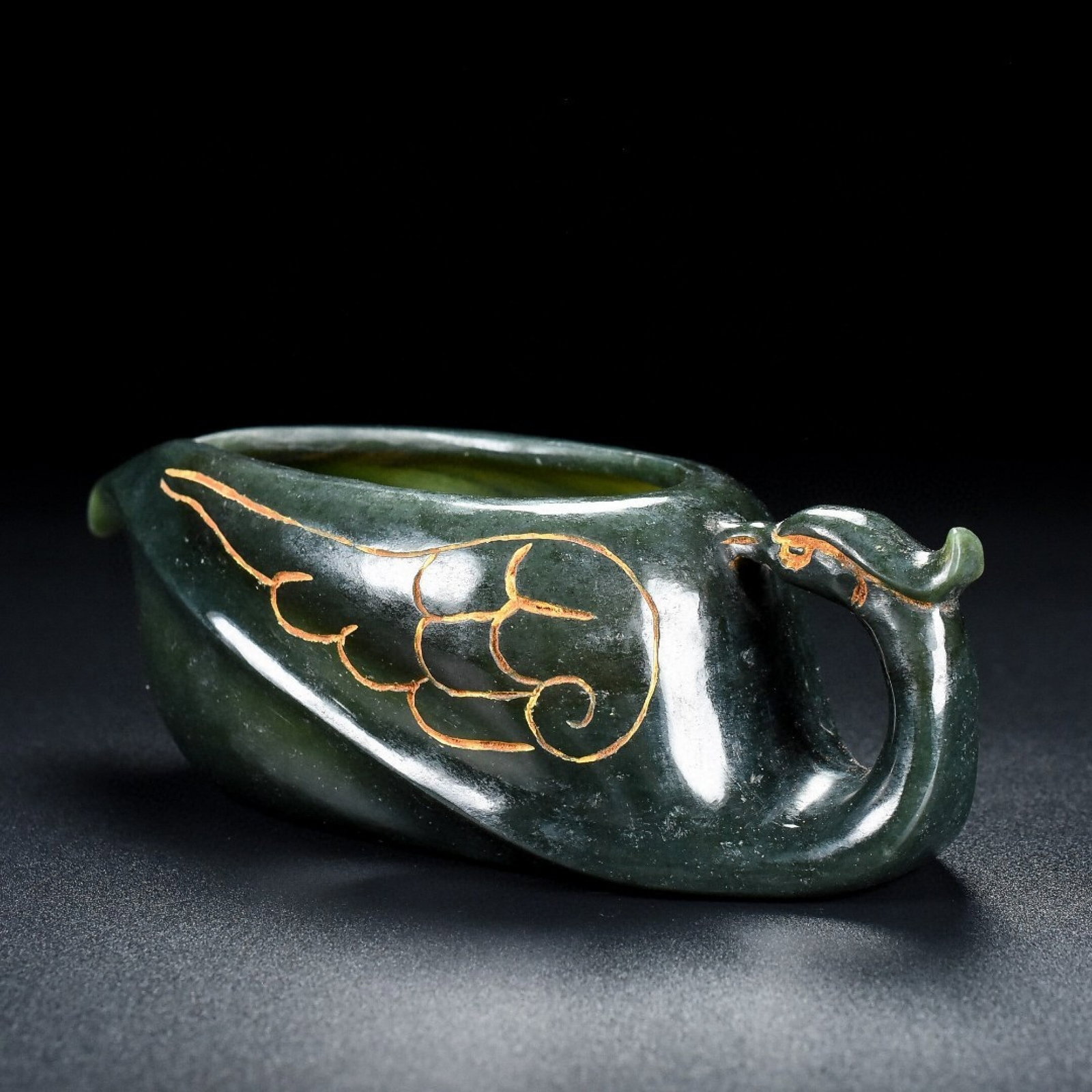 An Exquisite Jasper Phoenix Goblet - 8