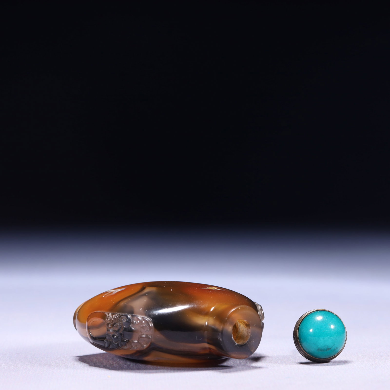 An Exquisite Agate Snuff Bottle - 8