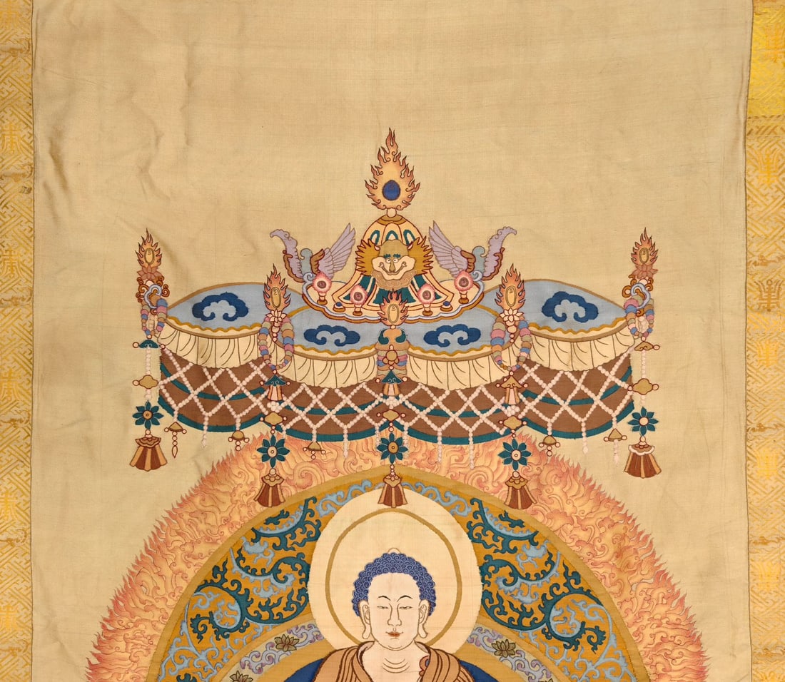 Sakyamuni Buddha image tapestry - 4
