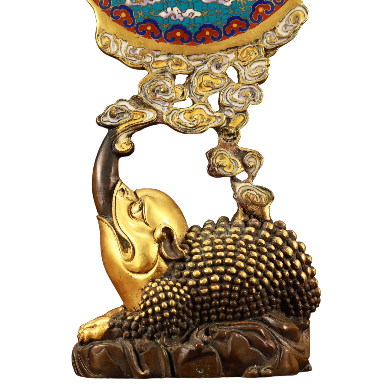 An Exquisite Cloisonne Figure Pattern Screen - 8
