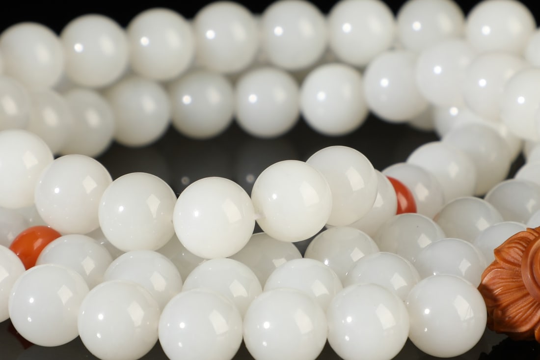 An Exquisite White Jade Bracelets - 6