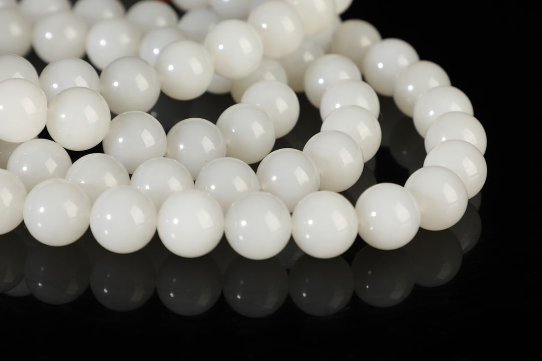 An Exquisite White Jade Bracelets - 7