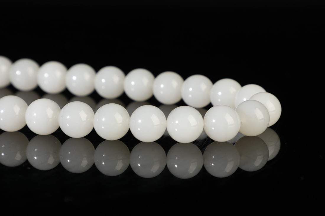 An Exquisite White Jade Bracelets - 9