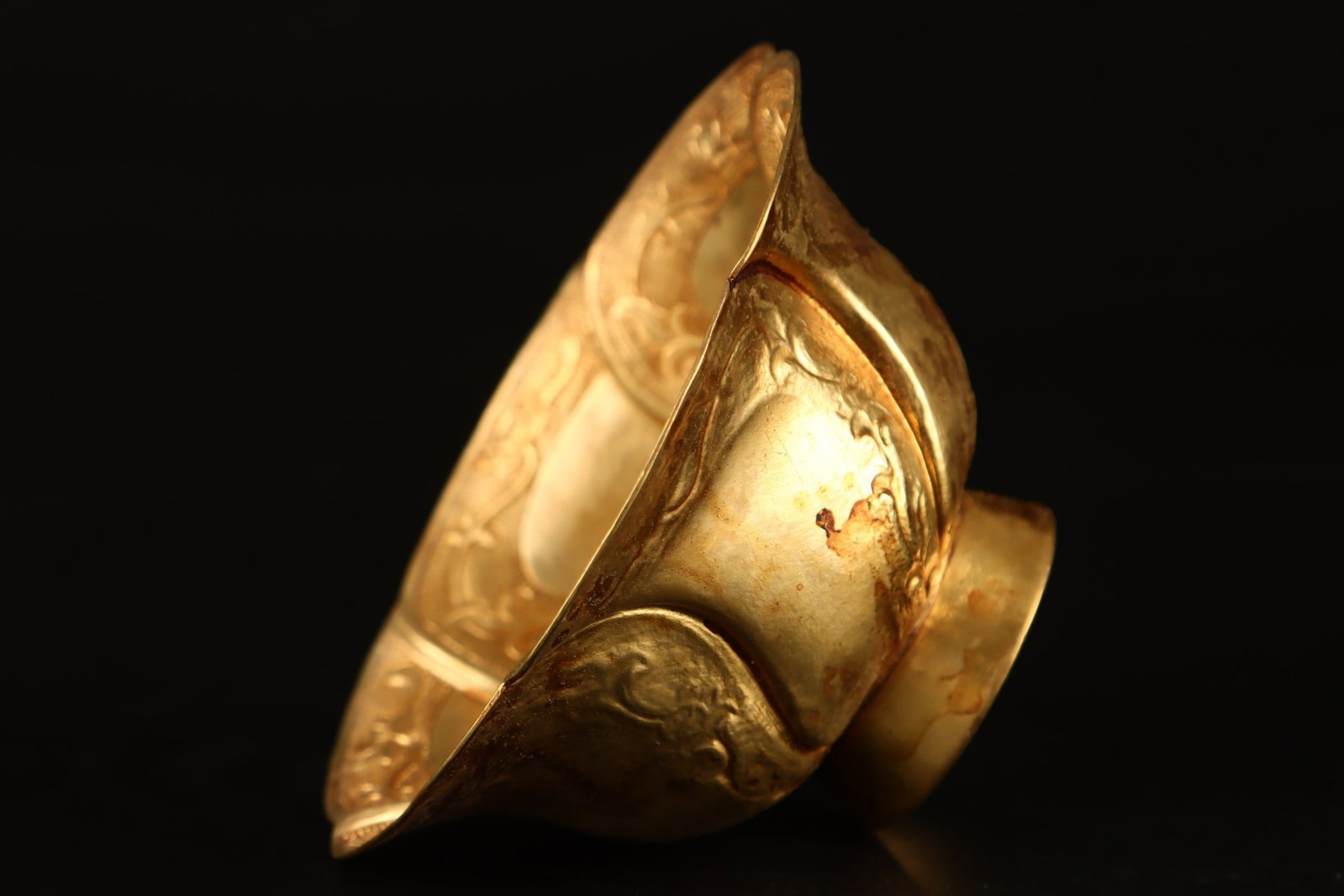An Exquisite Gilt Bronze Flower Pattern Bowl - 8