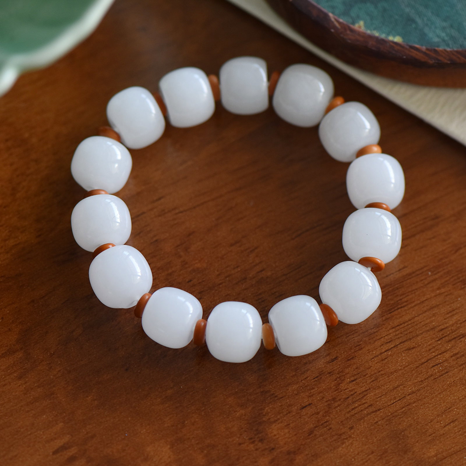 An Exquisite White Jade Bracelets - 4