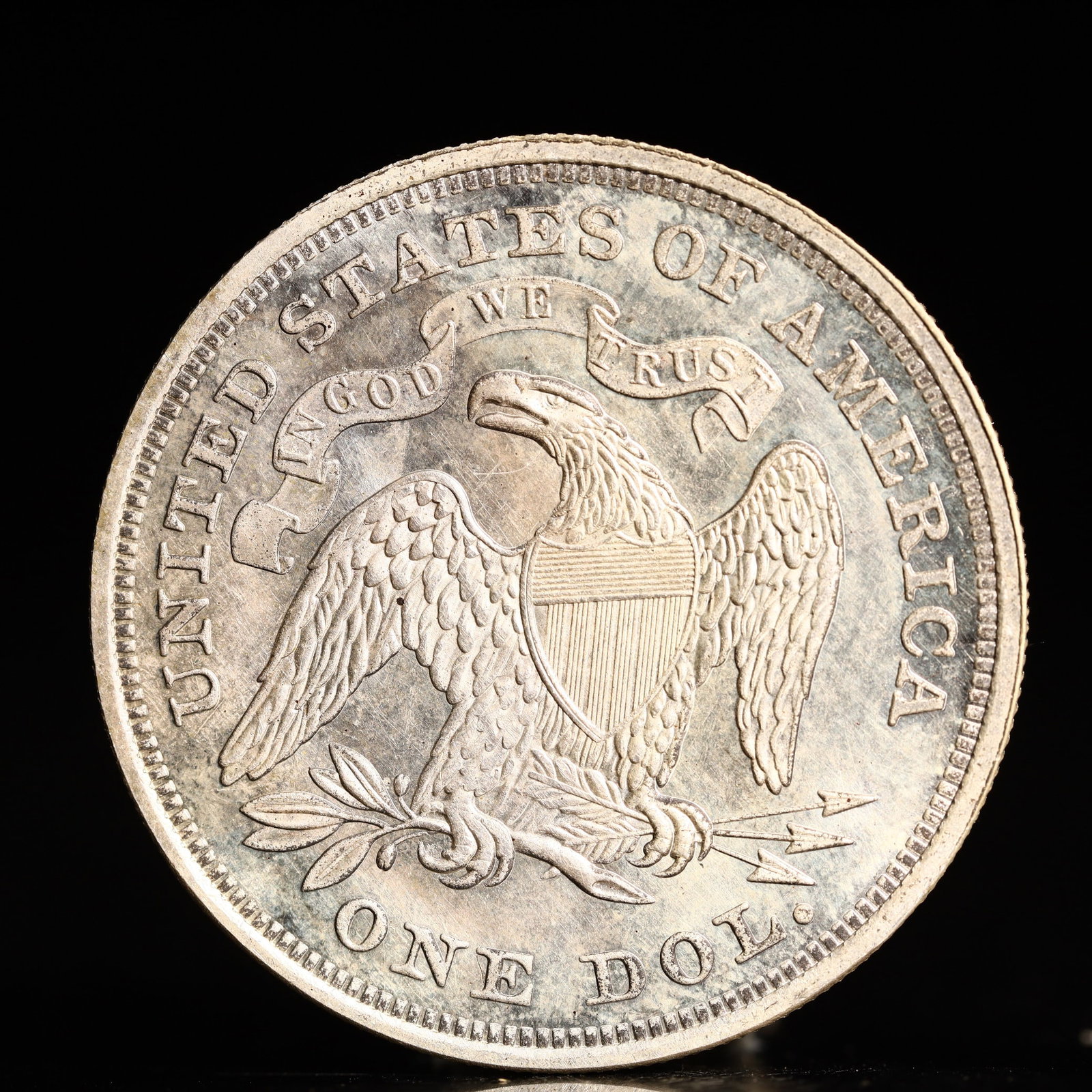 USA One Dollar 1866 Coin - 2