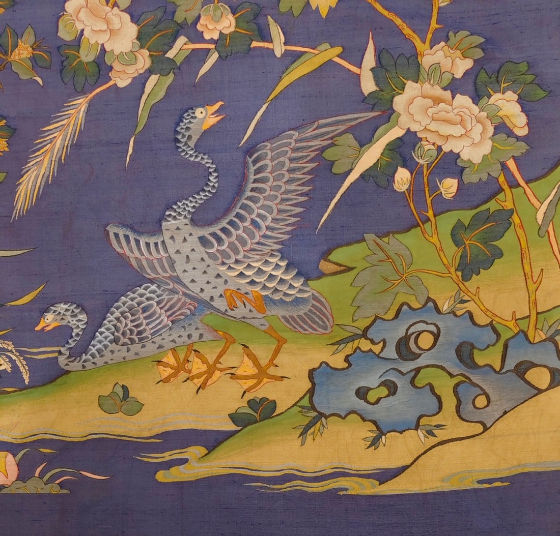 Flower and bird pattern tapestry - 7