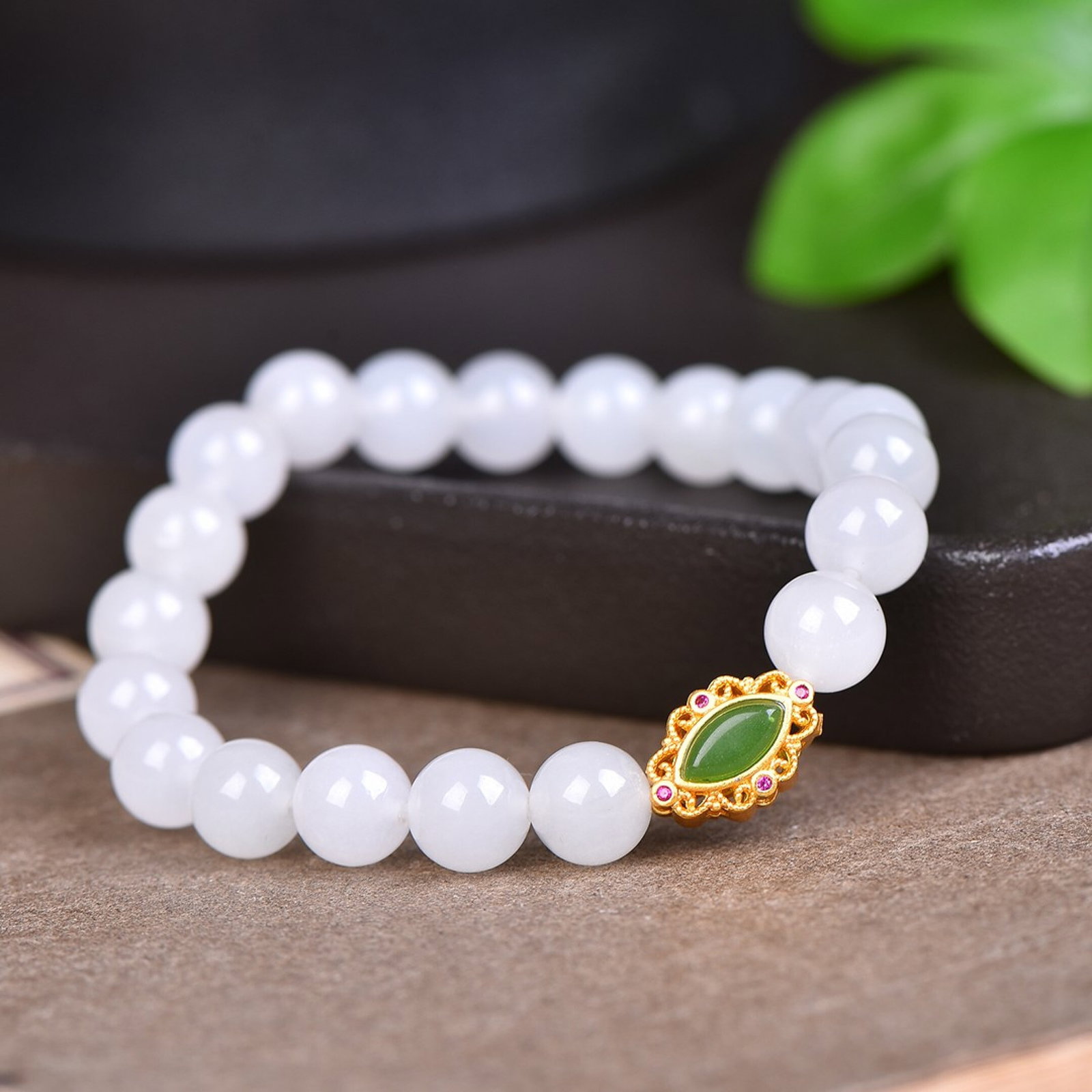 An Exquisite White Jade Bracelets - 6