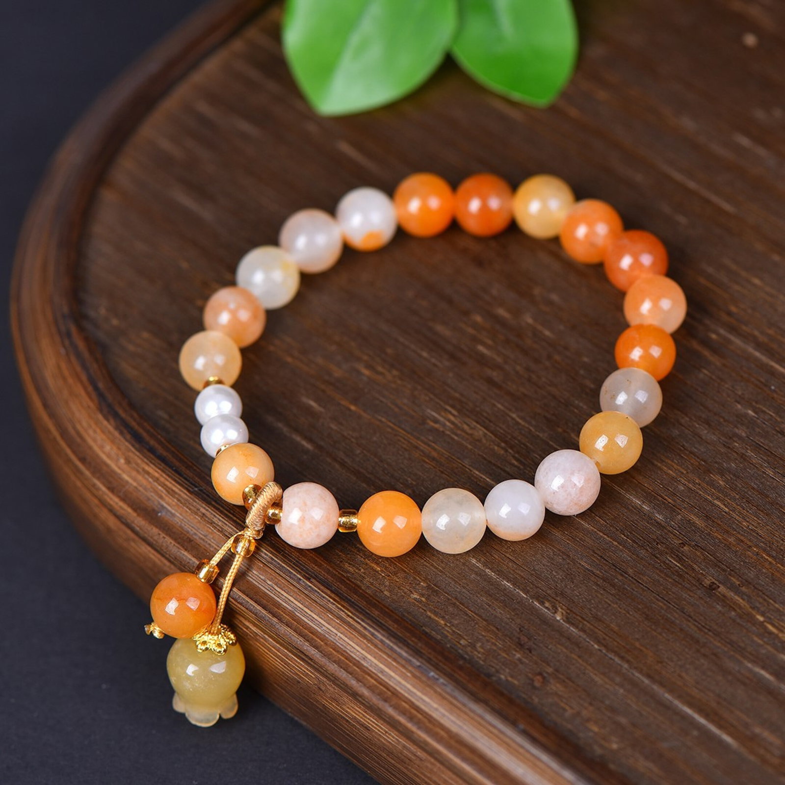 An Exquisite Yellow Jade Bracelets - 2