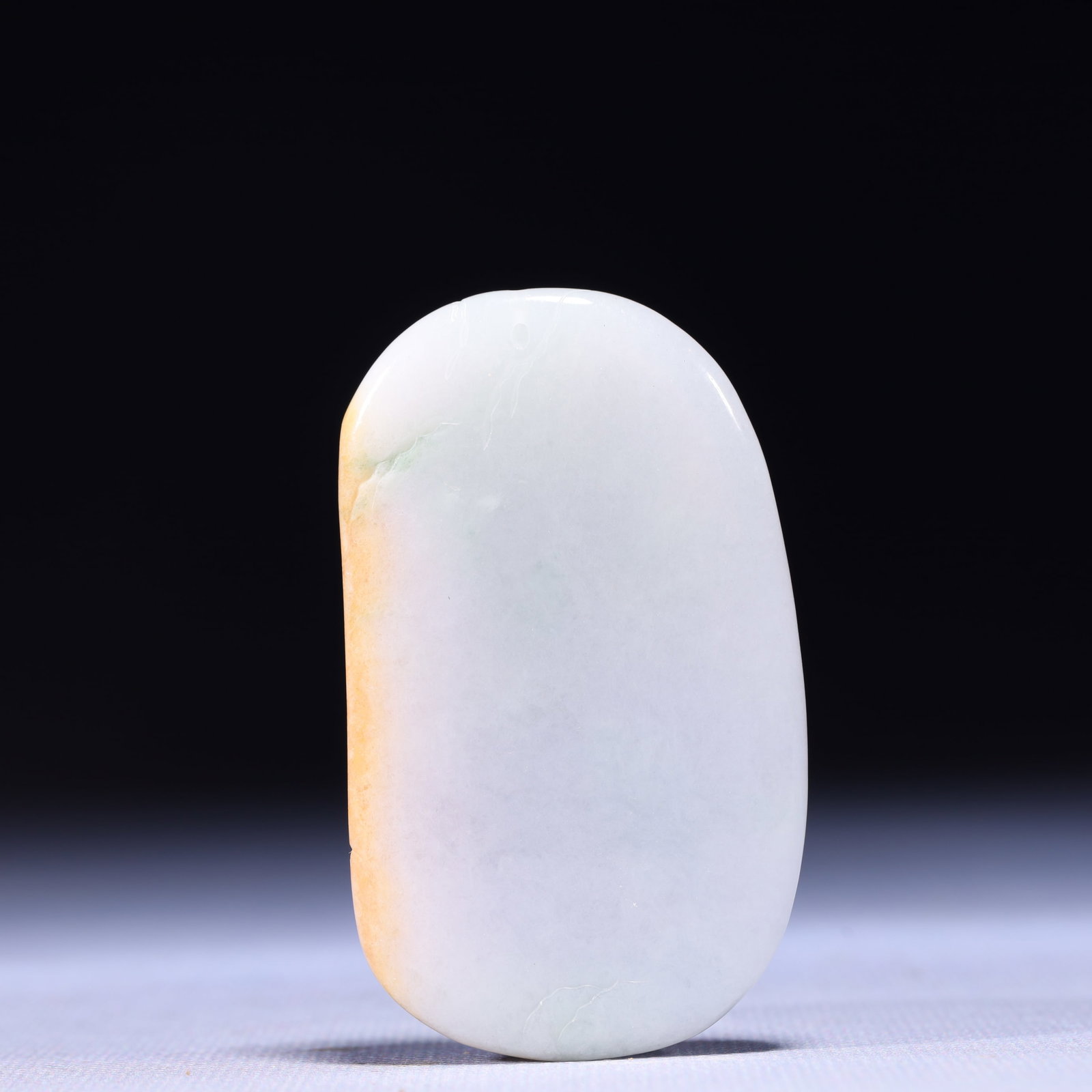 An Exquisite Jadeite Landscape Pattern Pendant - 4