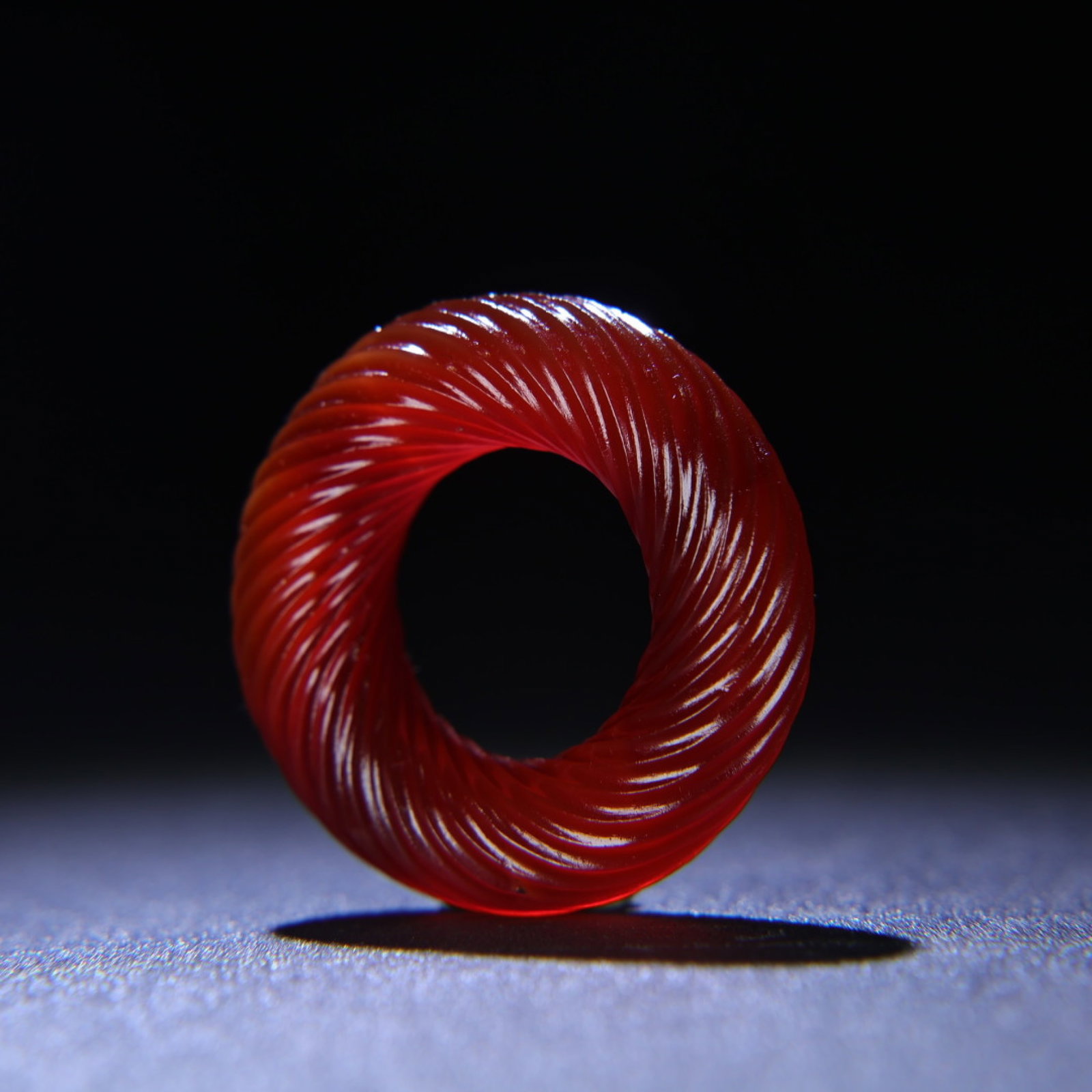 An Exquisite Agate Ring - 7