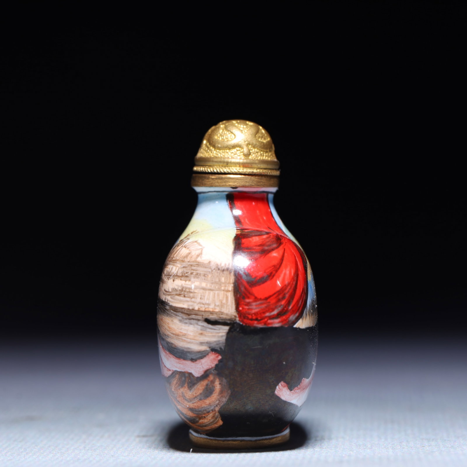 An Exquisite Painted Enamel Figure Pattern Snuff Bottle - 6