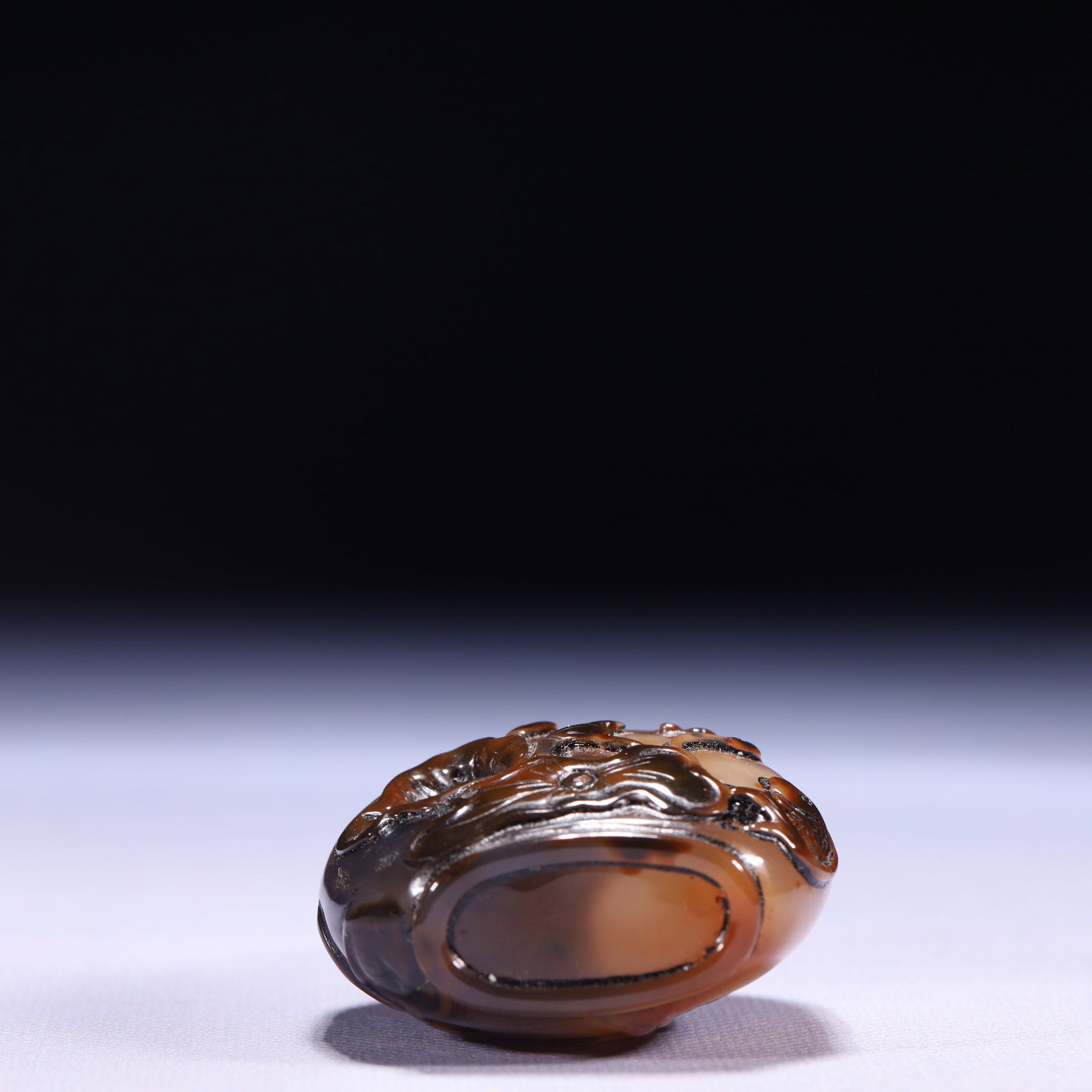 An Exquisite Agate Flower Pattern Snuff Bottle - 10