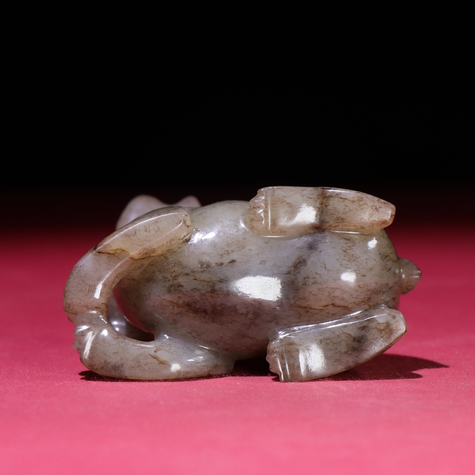 White Jade Rabbit Hand Piece - 6