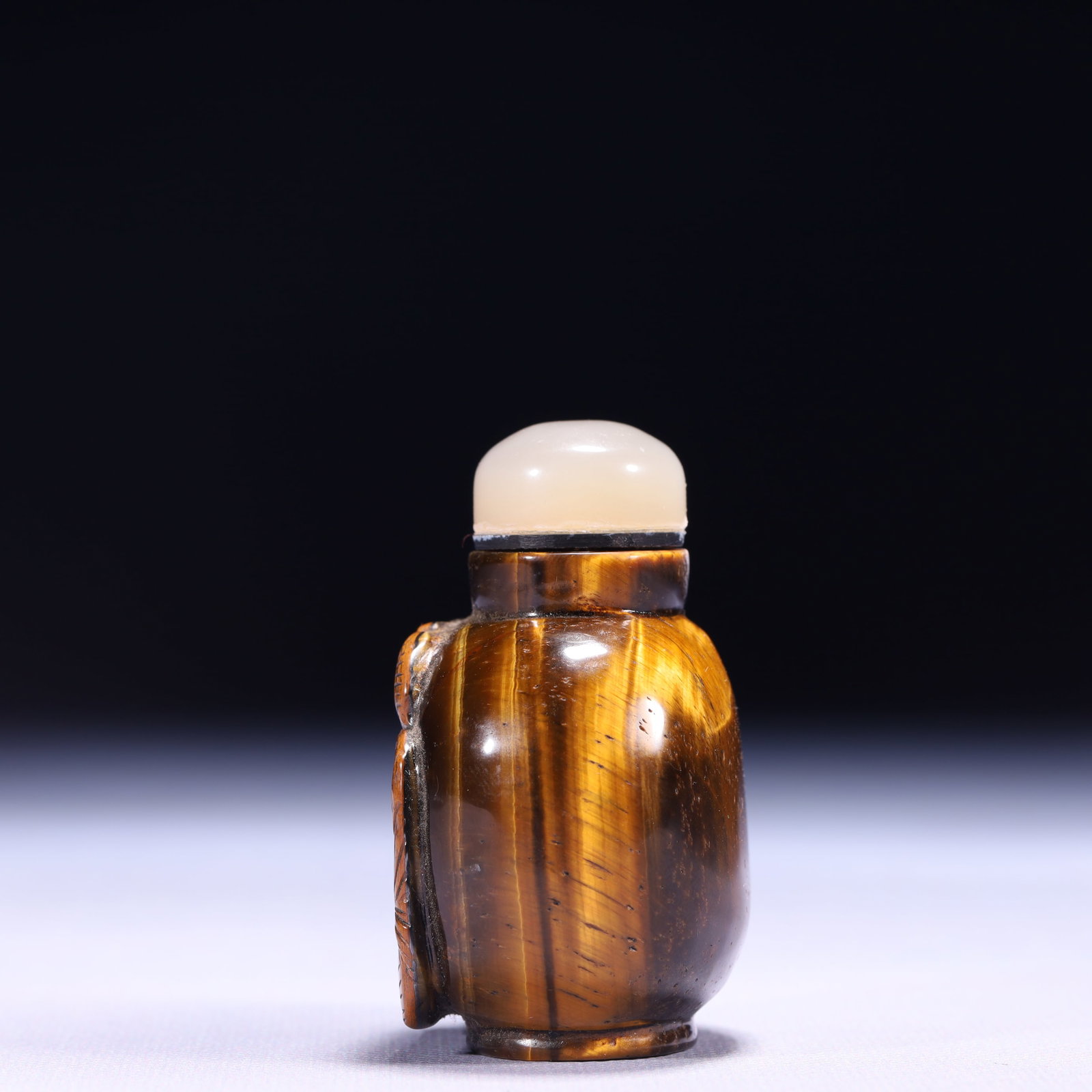 An Exquisite Agate Fish Pattern Snuff Bottle - 7