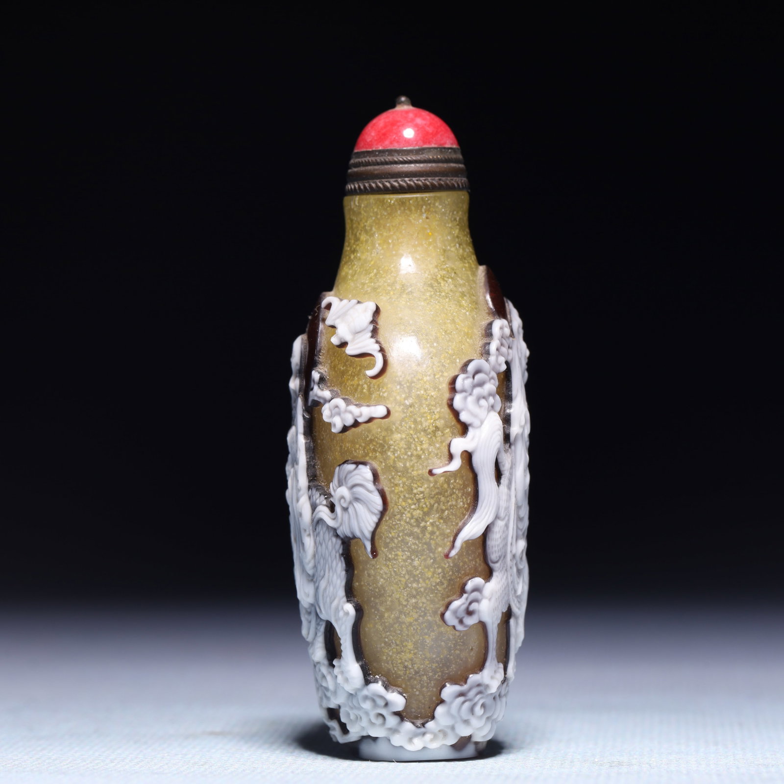 An Exquisite Glass Figure Pattern Snuff Bottle - 6