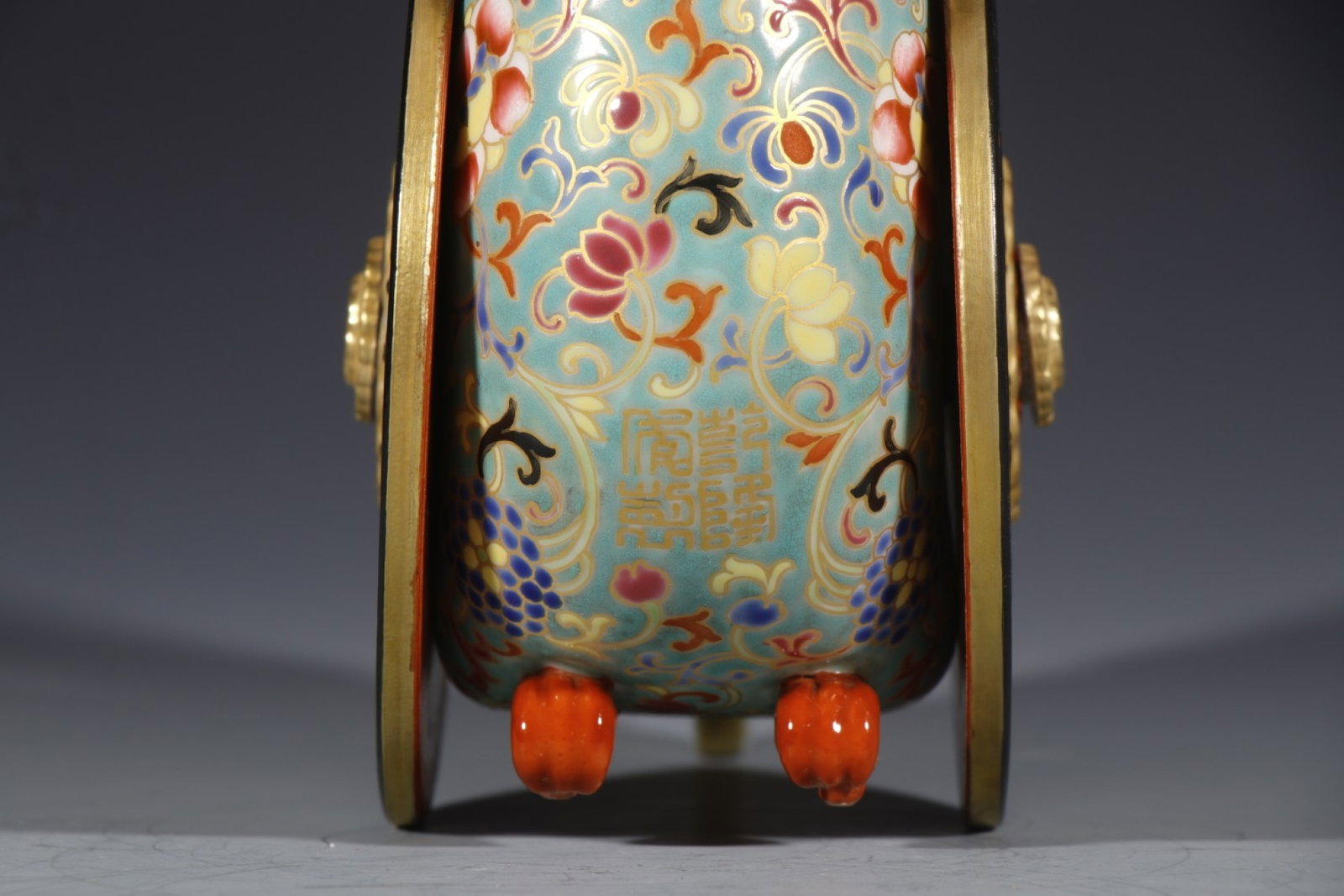 An Exquisite Enamel Lotus Pattern Phoenix Cup - 5