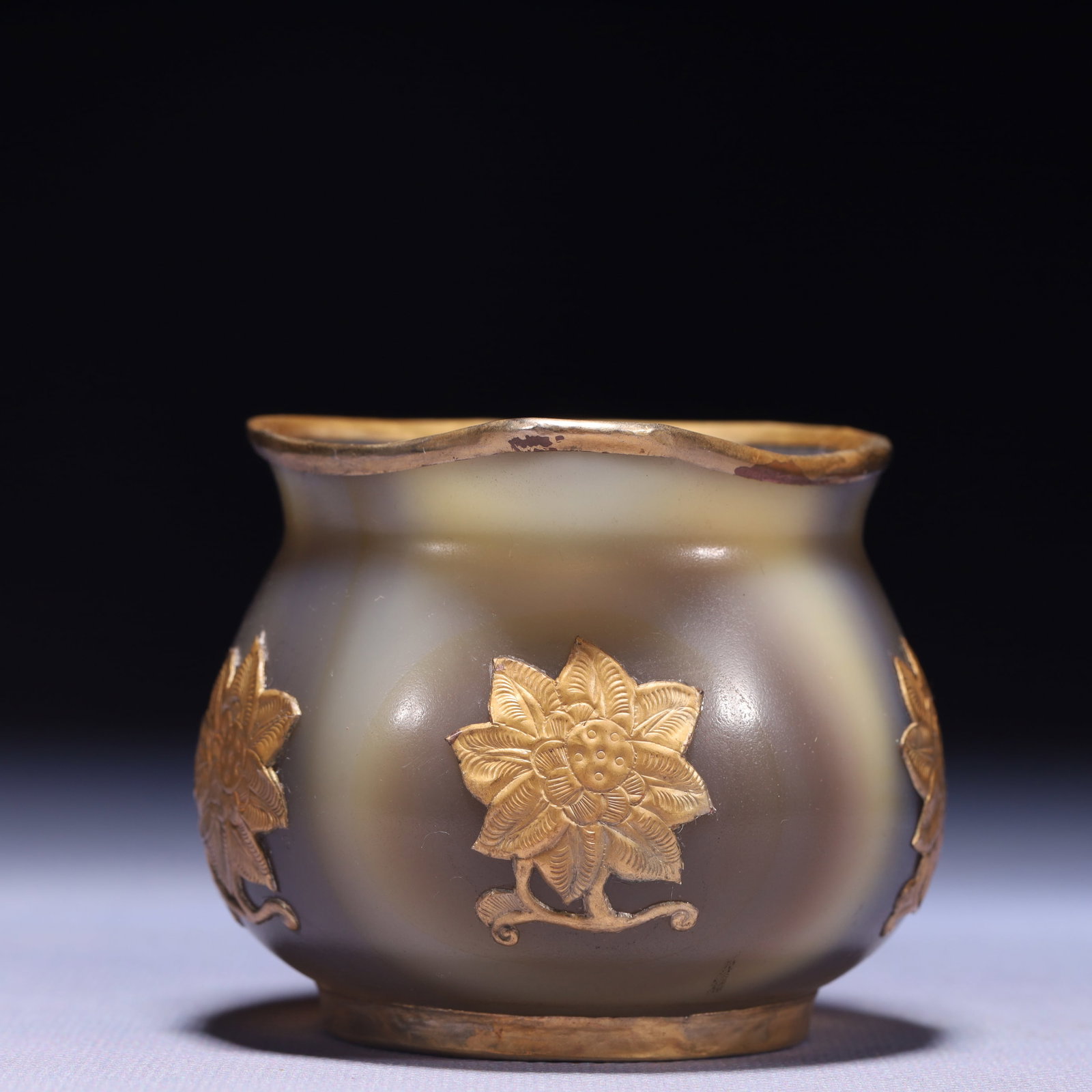 An Exquisite Agate Flower Pattern Cup - 3