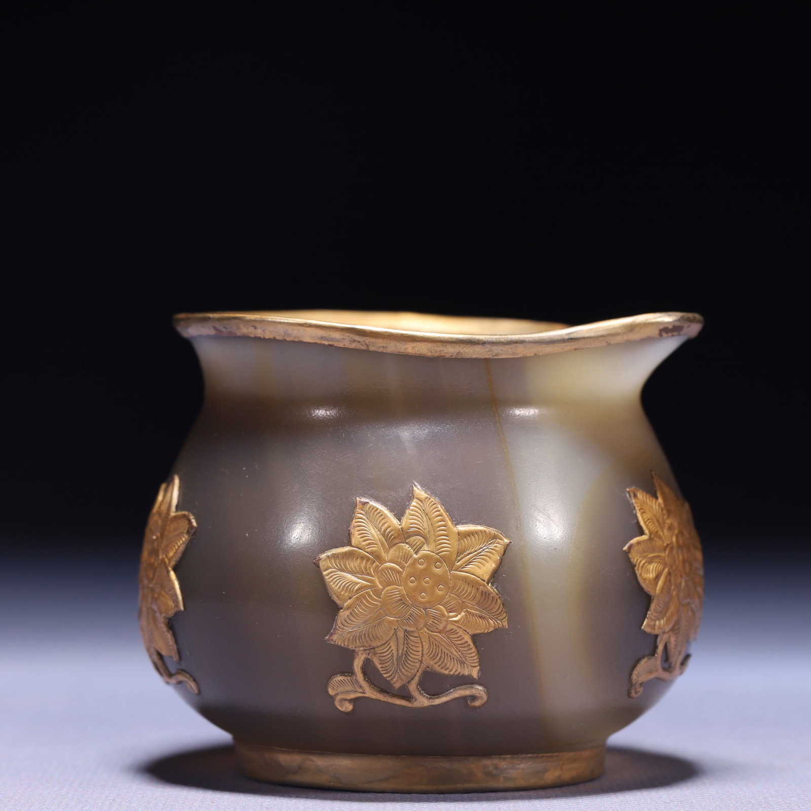 An Exquisite Agate Flower Pattern Cup - 4