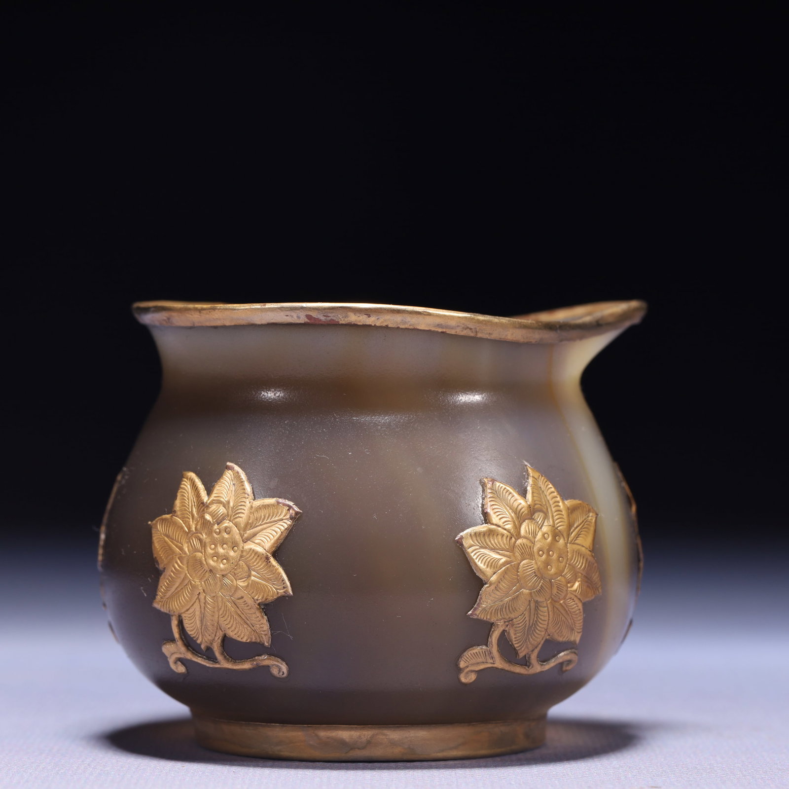 An Exquisite Agate Flower Pattern Cup - 5