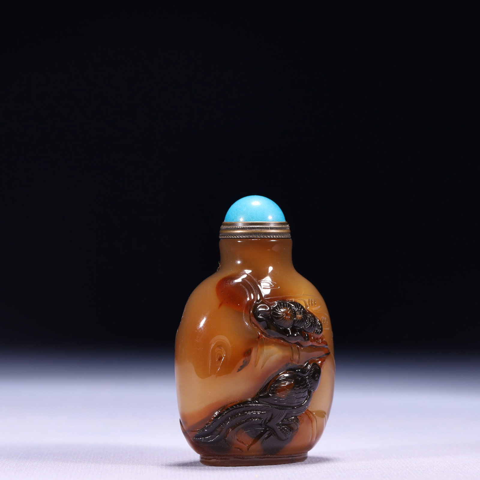 An Exquisite Agate Figure Pattern Snuff Bottle - 3