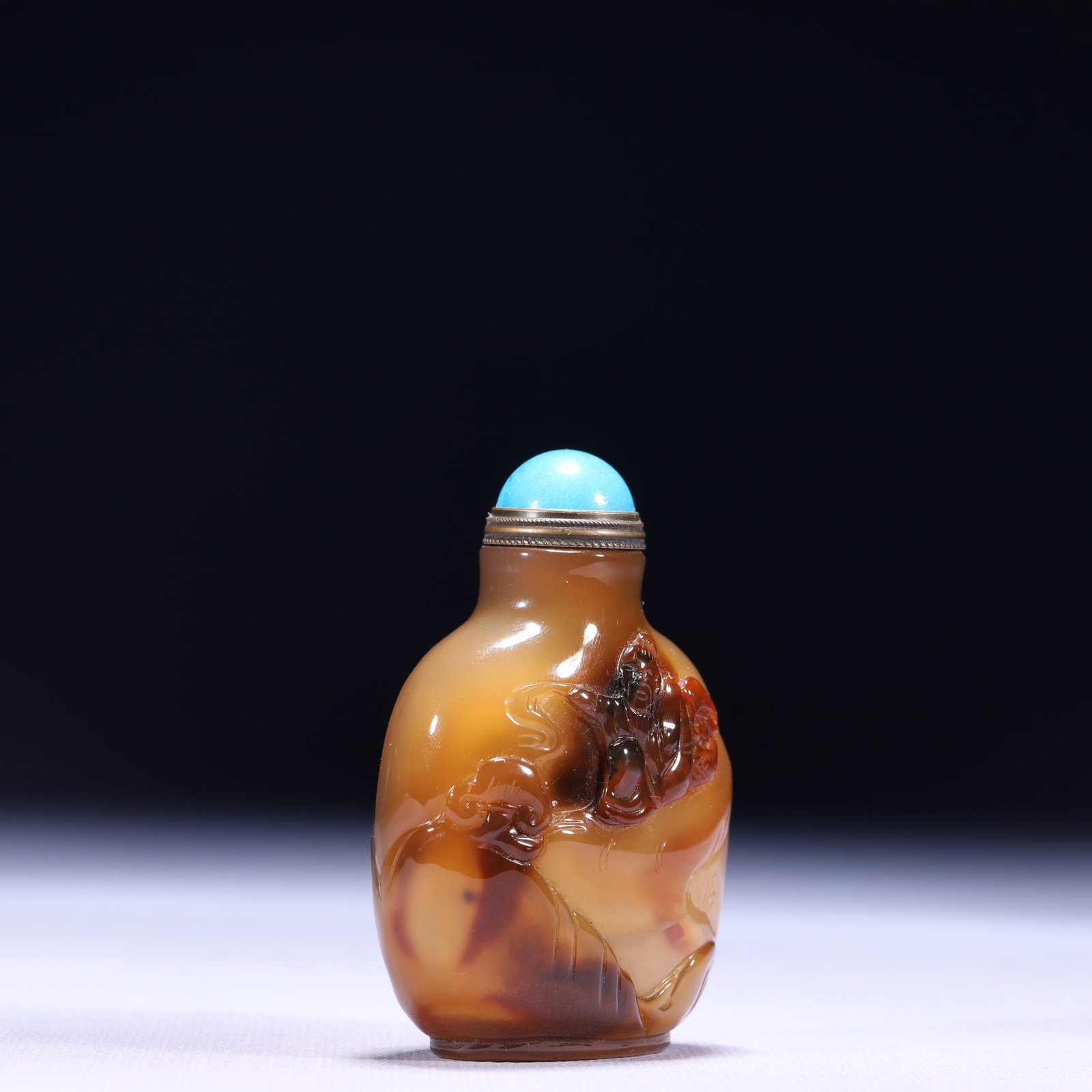 An Exquisite Agate Figure Pattern Snuff Bottle - 7