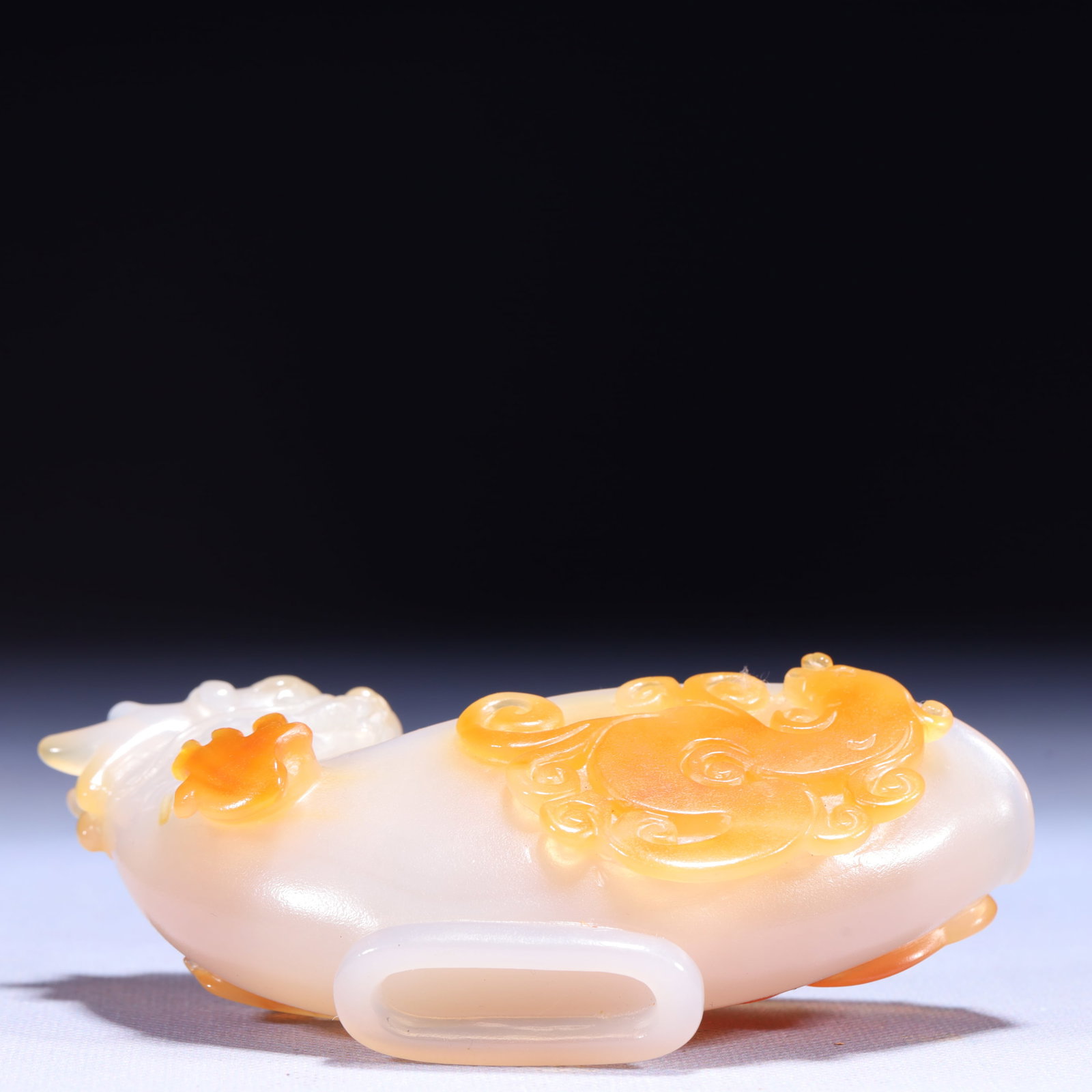 An Exquisite Agate Dragon Cup - 13