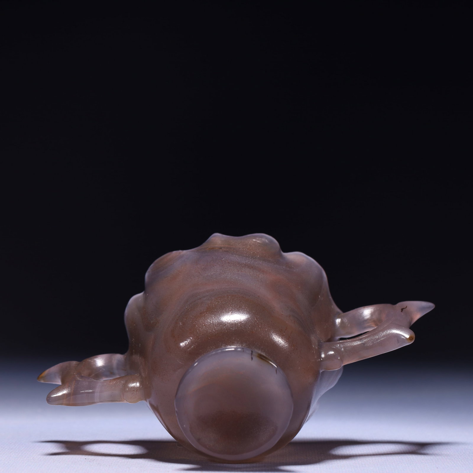 An Exquisite Agate Double-Ears Cup - 12