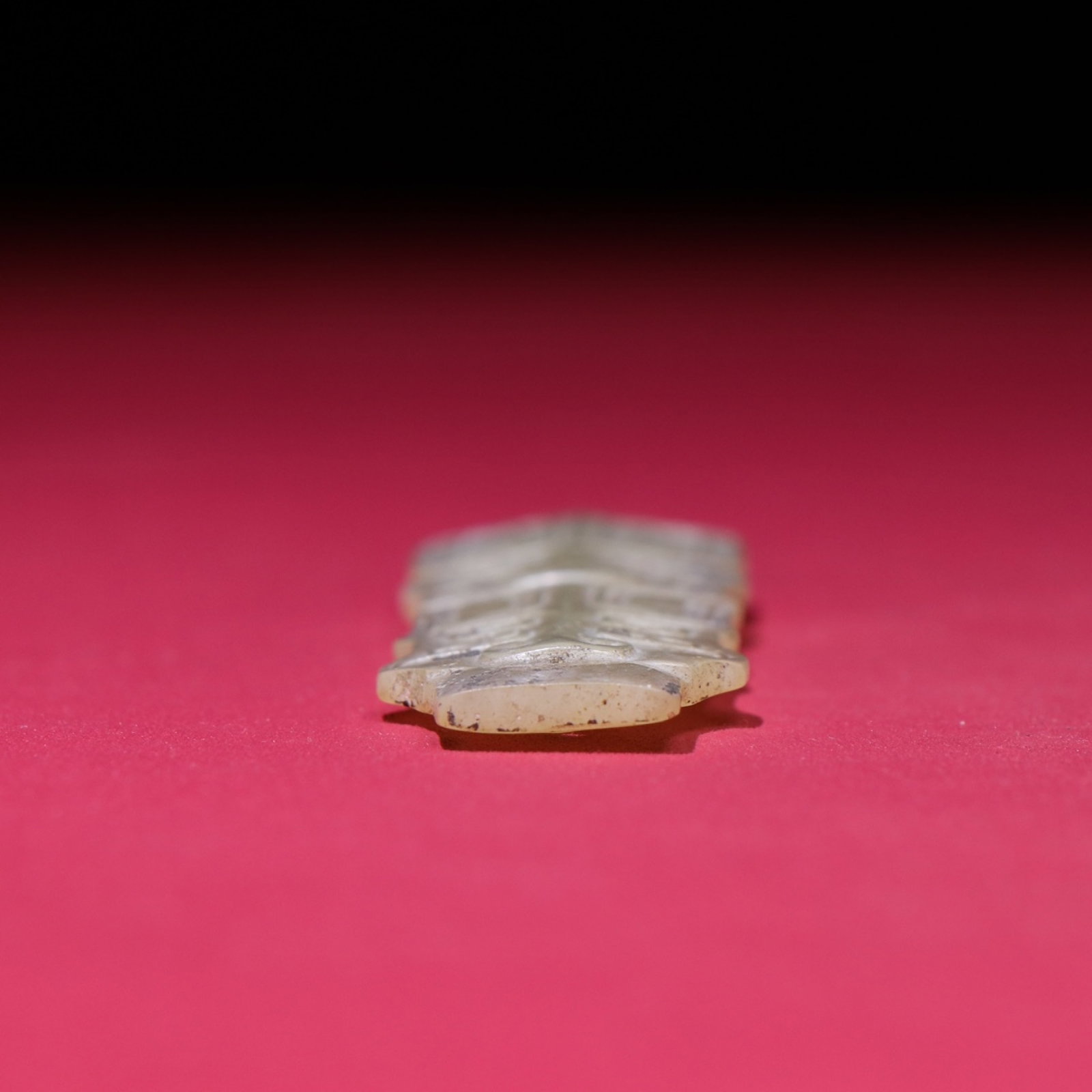 White Jade Beast-Face Pattern Pendant - 8