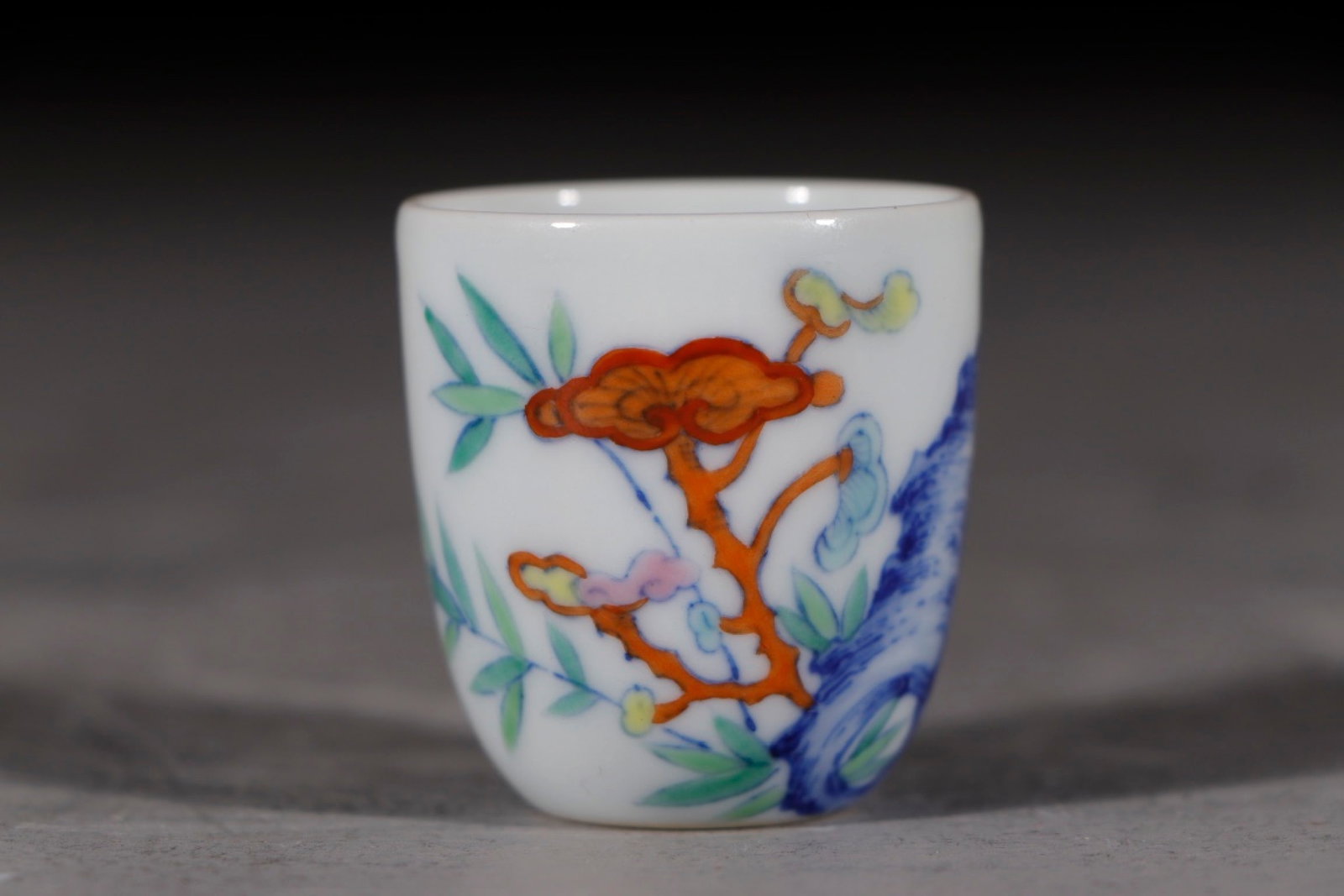 An Exquisite Doucai Ganoderma lucidum Pattern Cup - 2