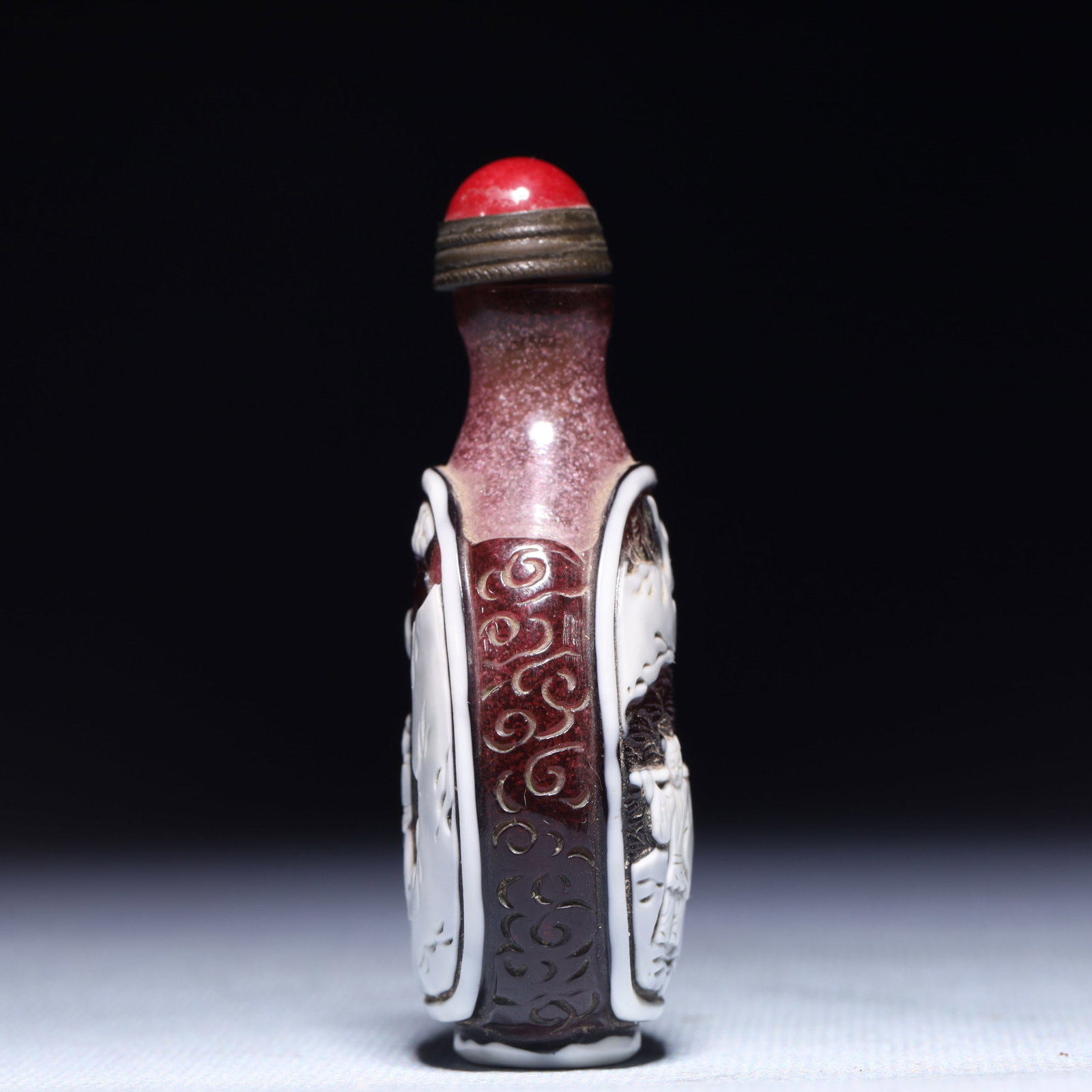 An Exquisite Glass Figure Pattern Snuff Bottle - 6