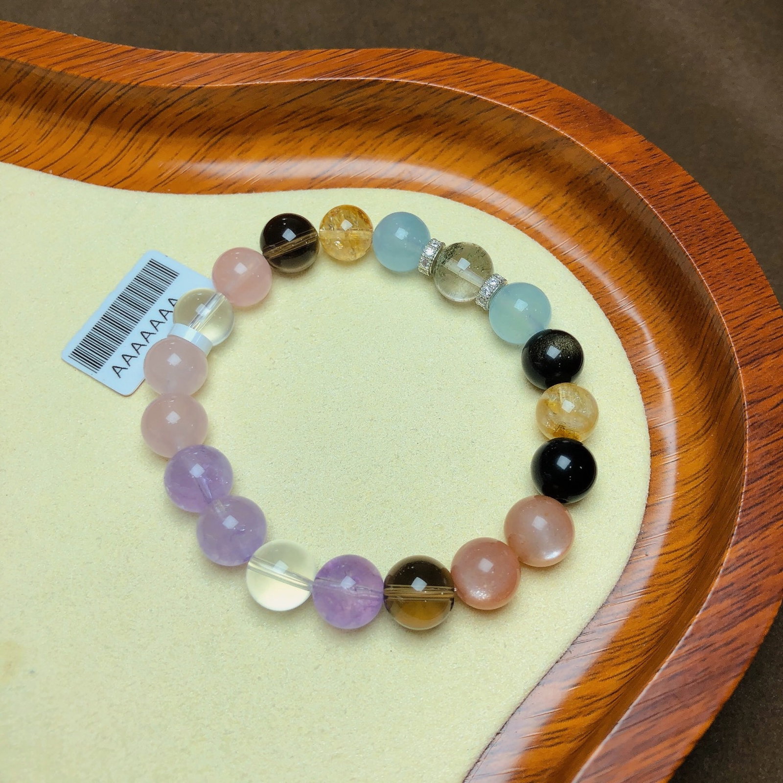 An Exquisite Crystal Bracelets: An Exquisite Crystal Bracelets,Size:0.4in,0.4in,Weight:26.2g 水晶手串