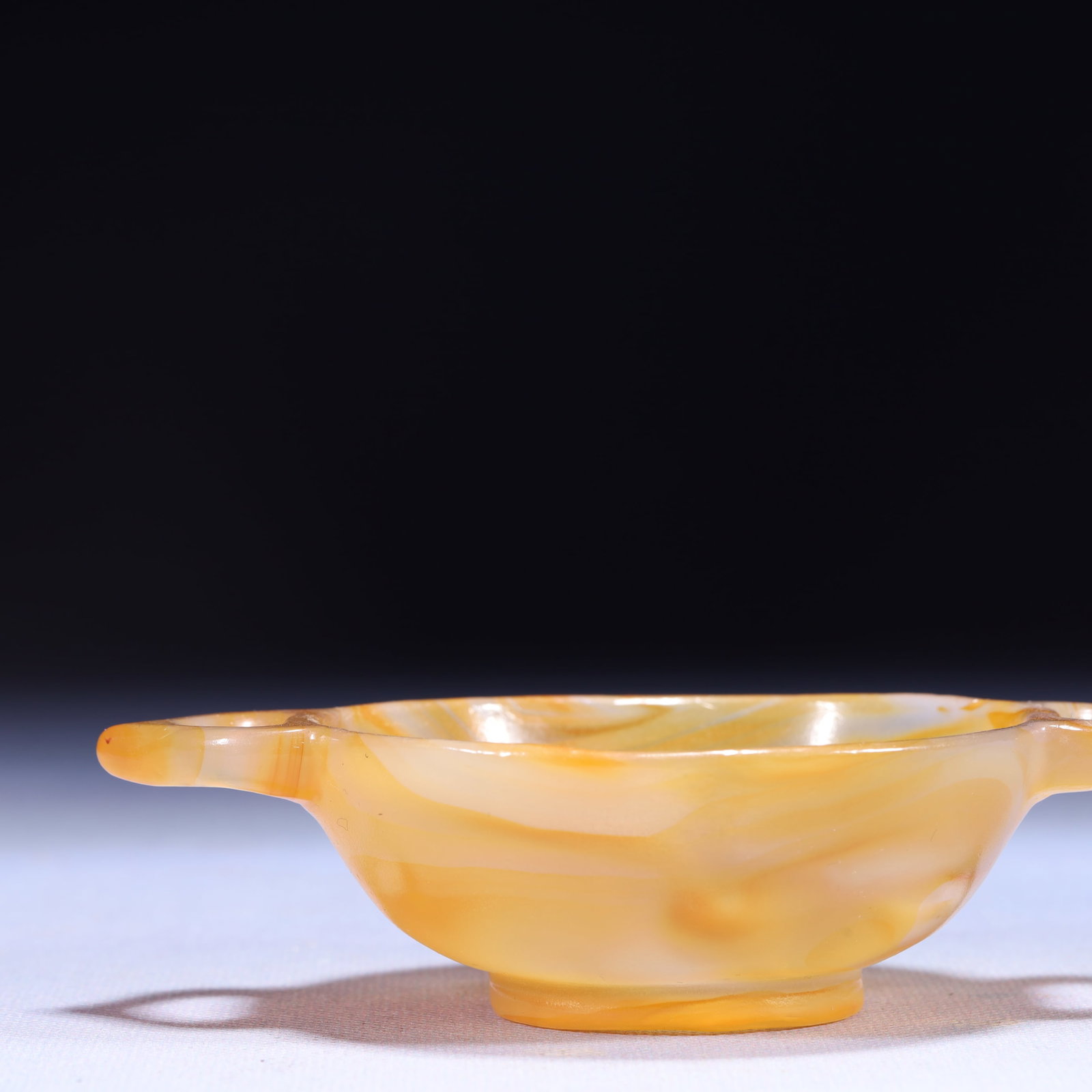 An Exquisite Agate Double-Ears Cup - 2