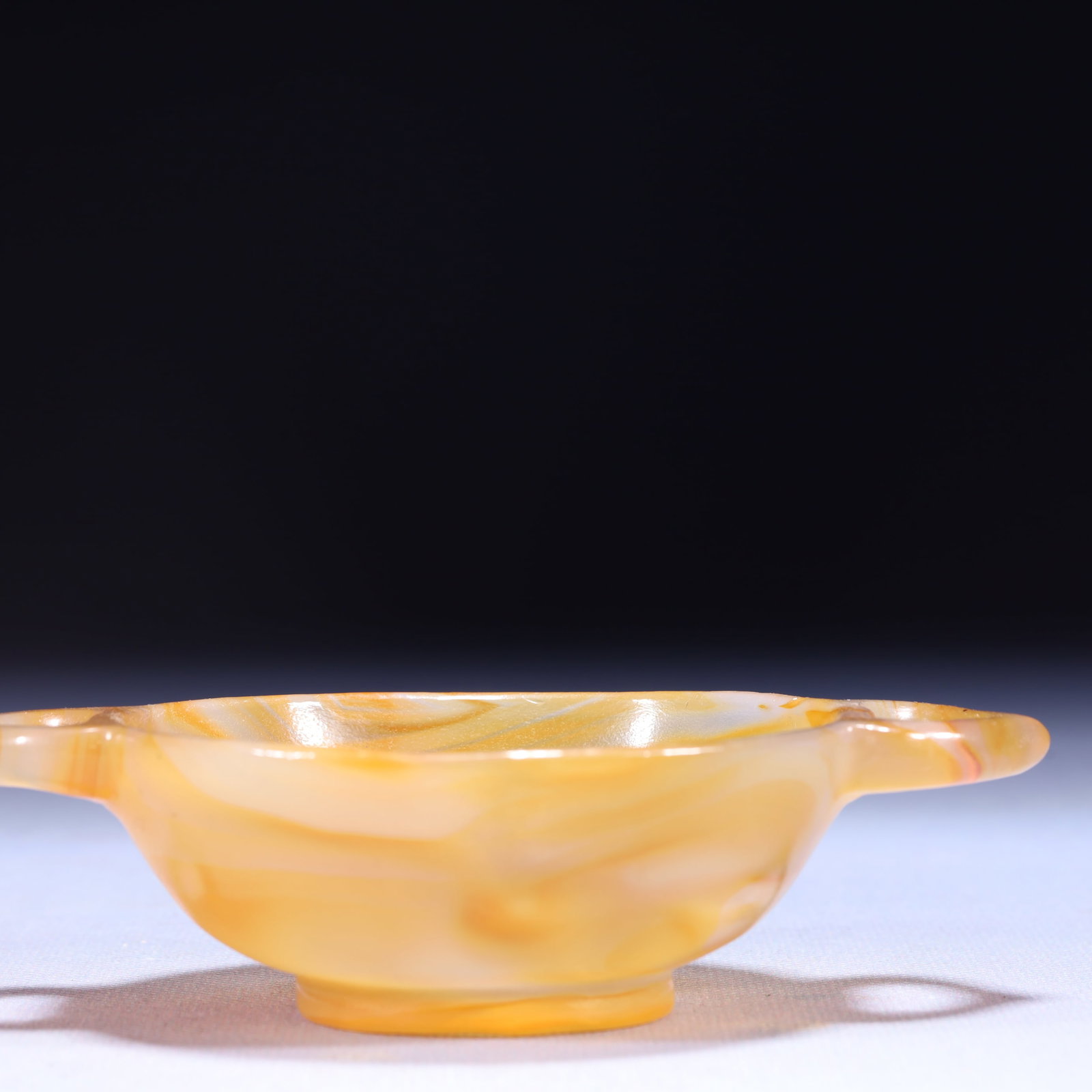 An Exquisite Agate Double-Ears Cup - 3