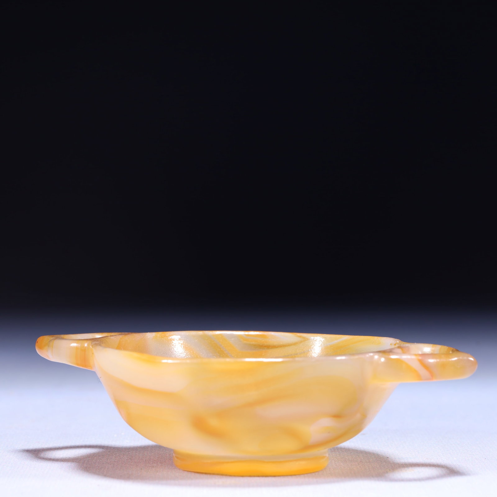 An Exquisite Agate Double-Ears Cup - 4