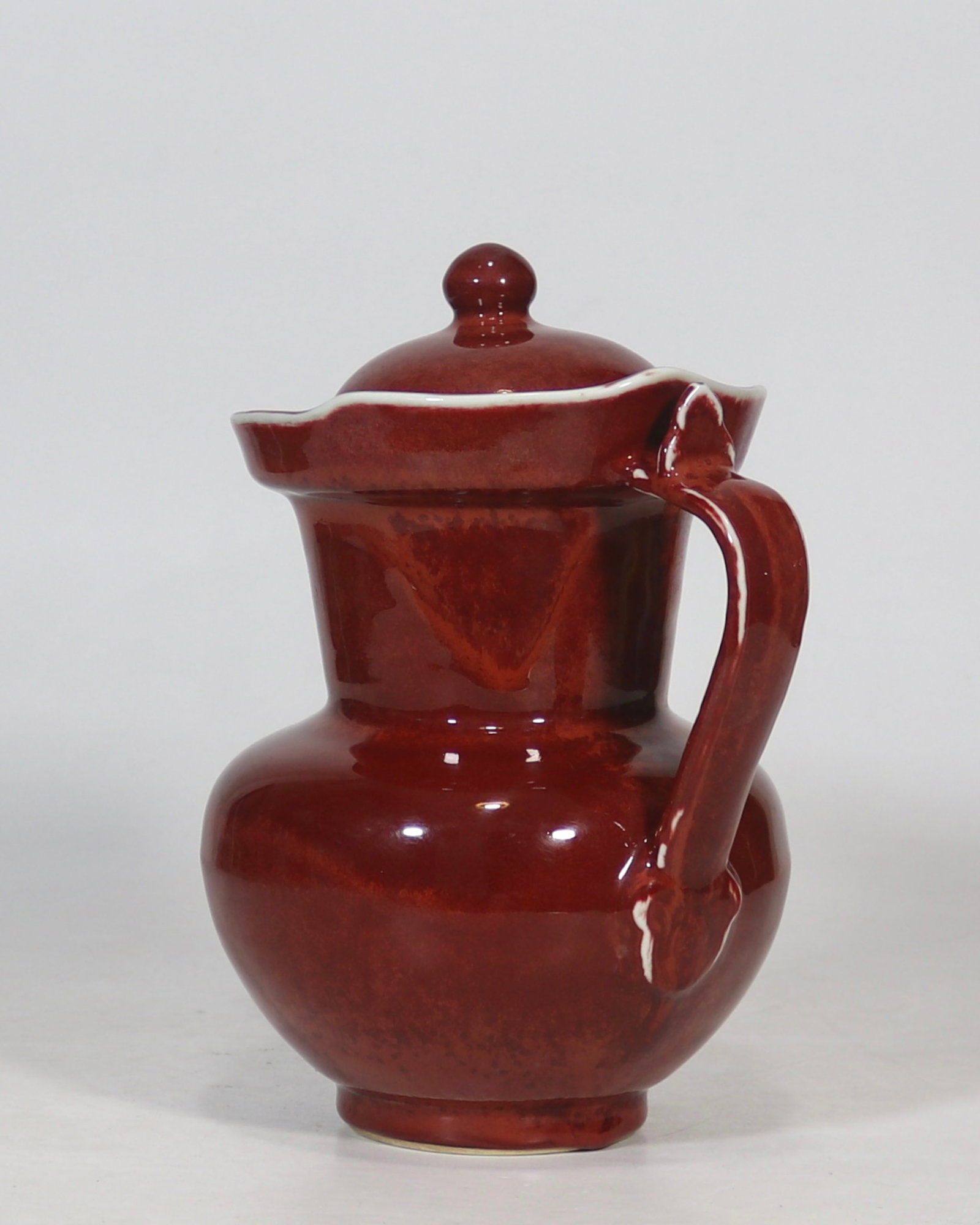 An Exquisite Ruby red-Glazed Pot - 2