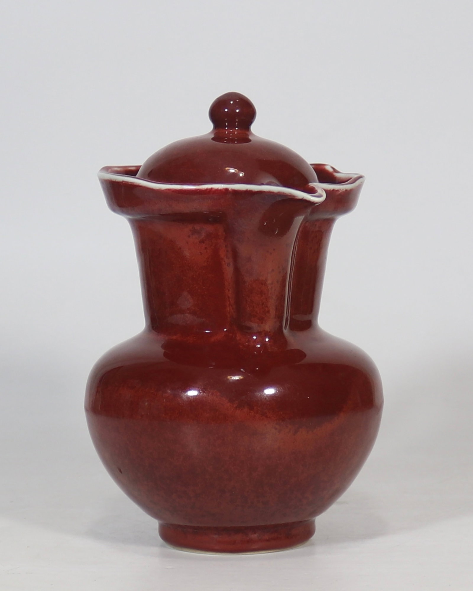 An Exquisite Ruby red-Glazed Pot - 4