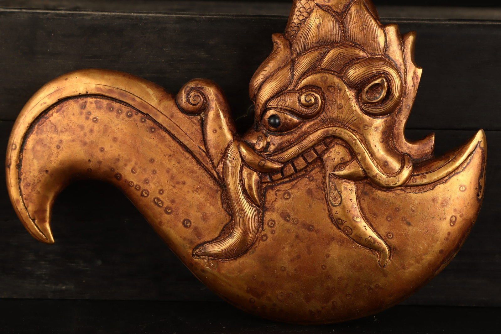 An Exquisite Gilt Bronze Ritual Implement - 4