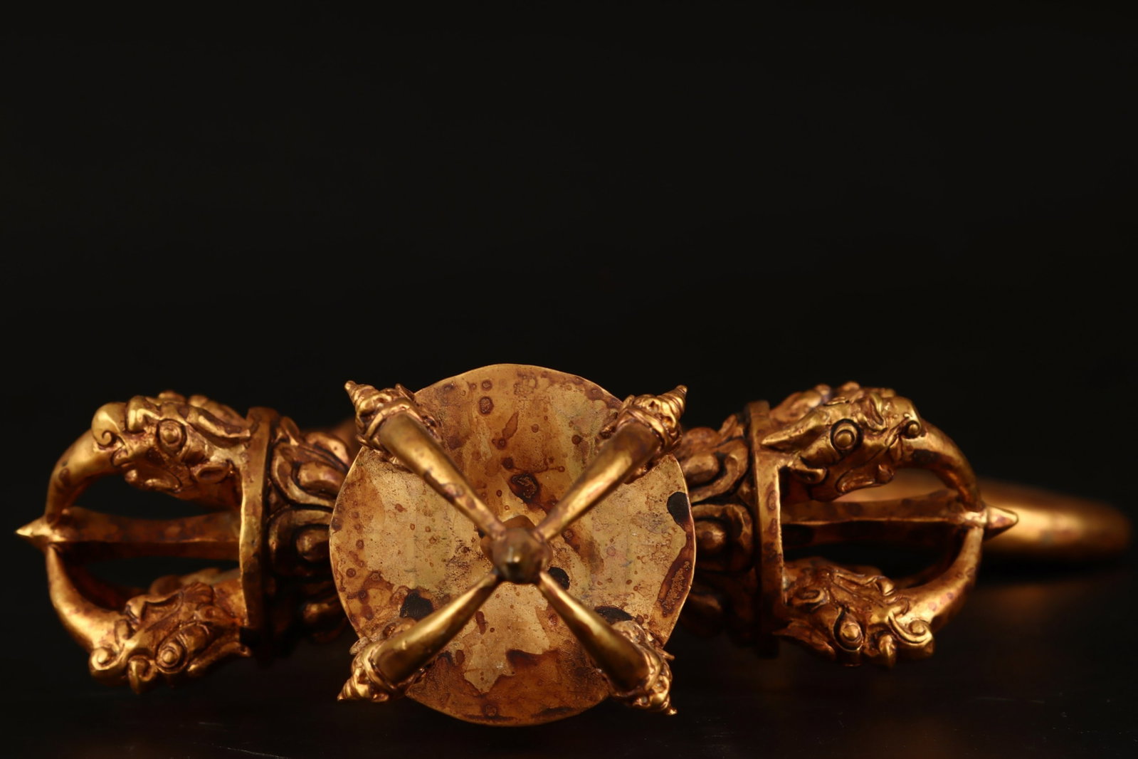 An Exquisite Gilt Bronze Ritual Implement - 6