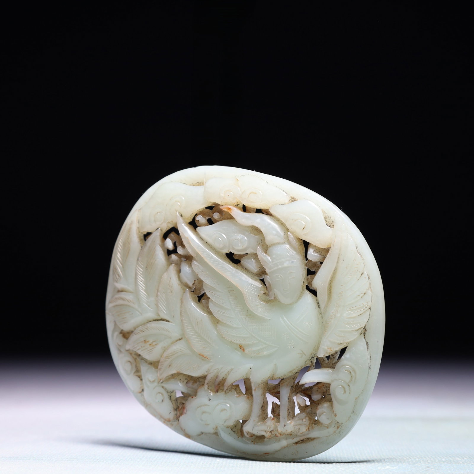An Exquisite White Jade Bird Pattern Pendant - 2