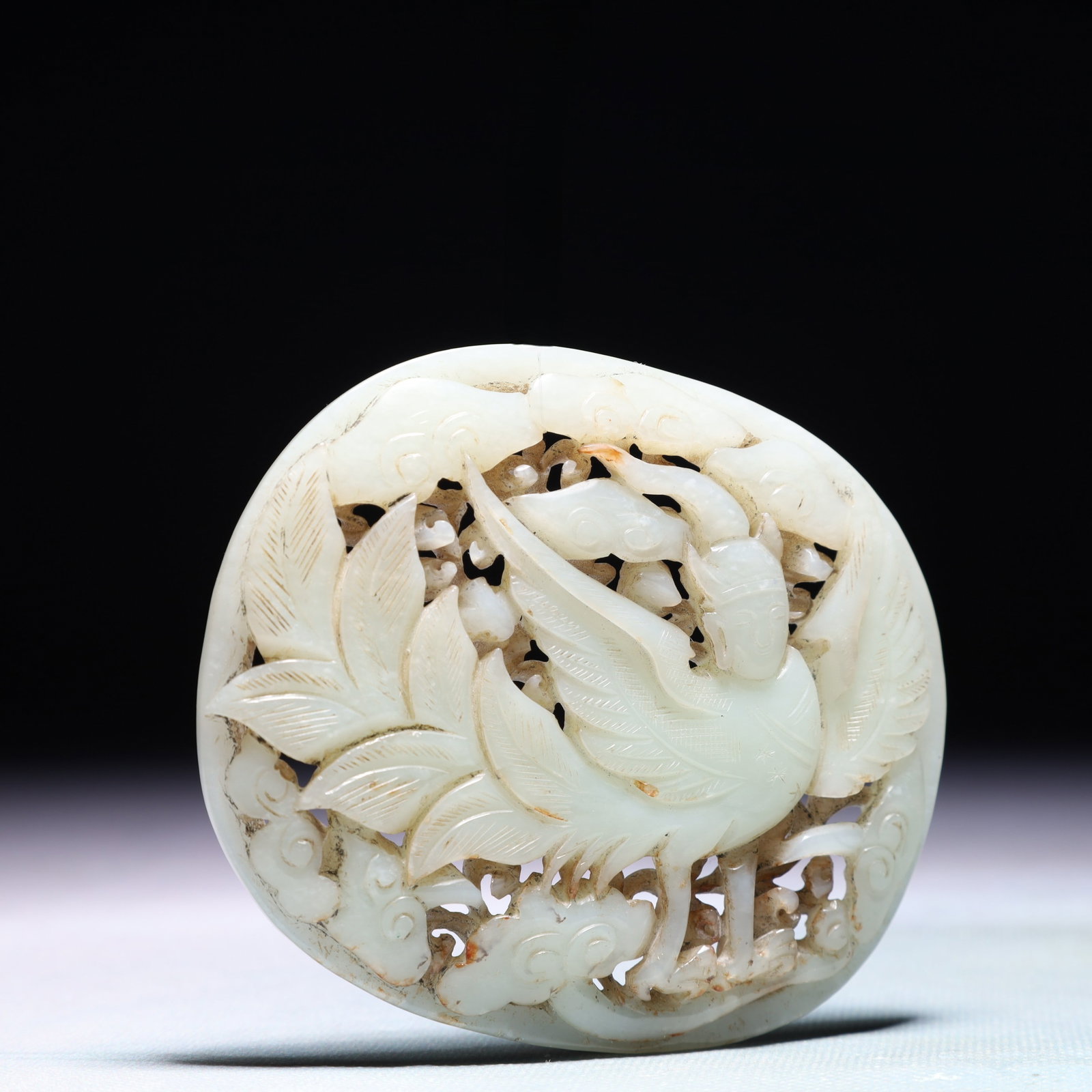 An Exquisite White Jade Bird Pattern Pendant - 3