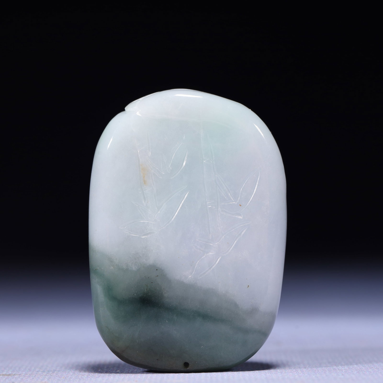 An Exquisite Jadeite Deer Pattern Pendant - 4