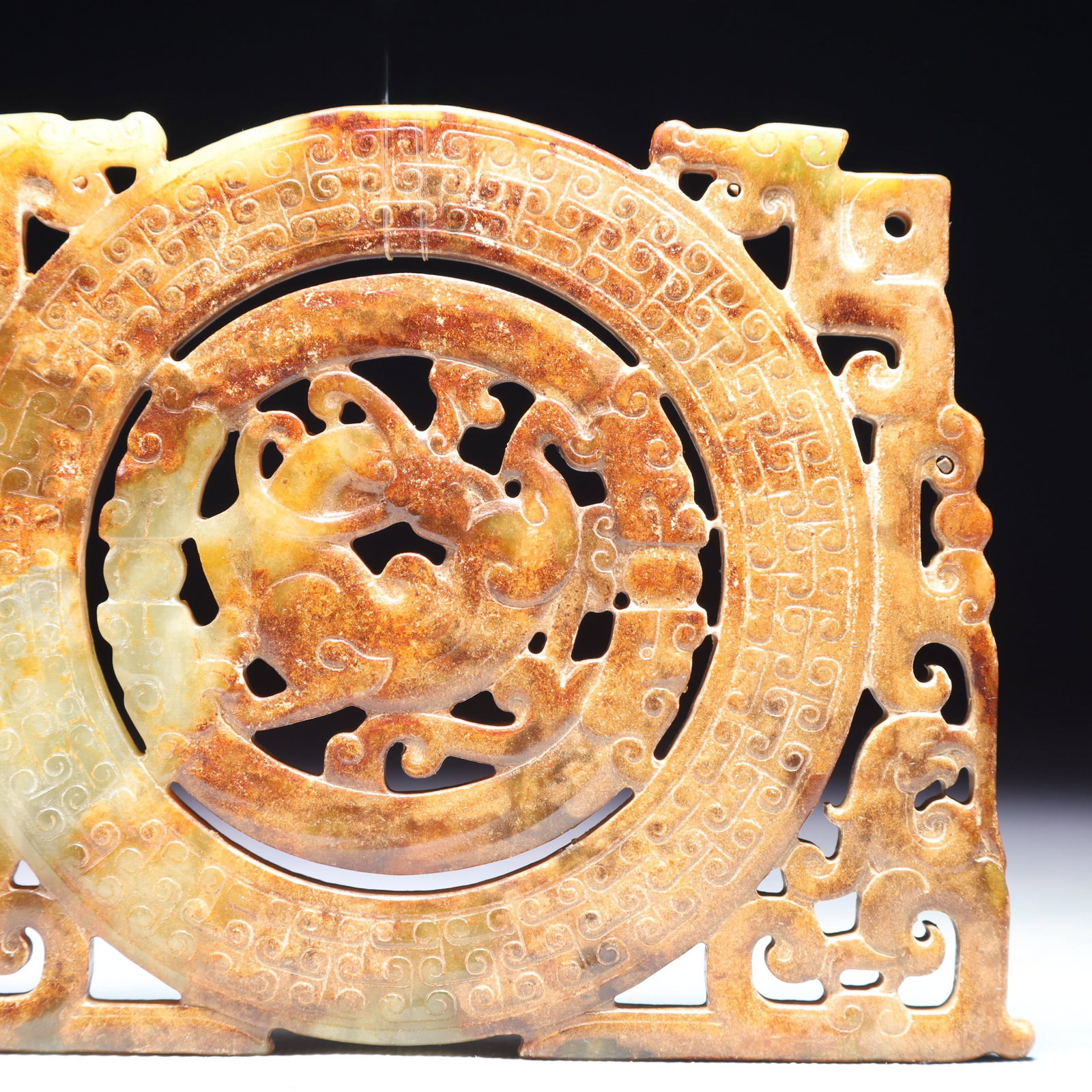 An Exquisite White Jade Phoenix Pattern Pendant - 3