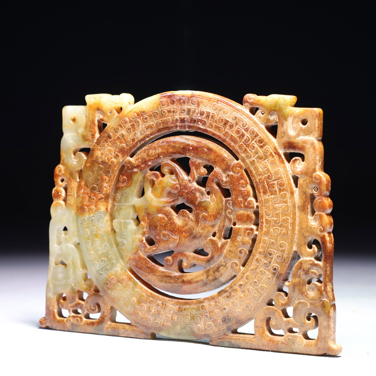 An Exquisite White Jade Phoenix Pattern Pendant - 4